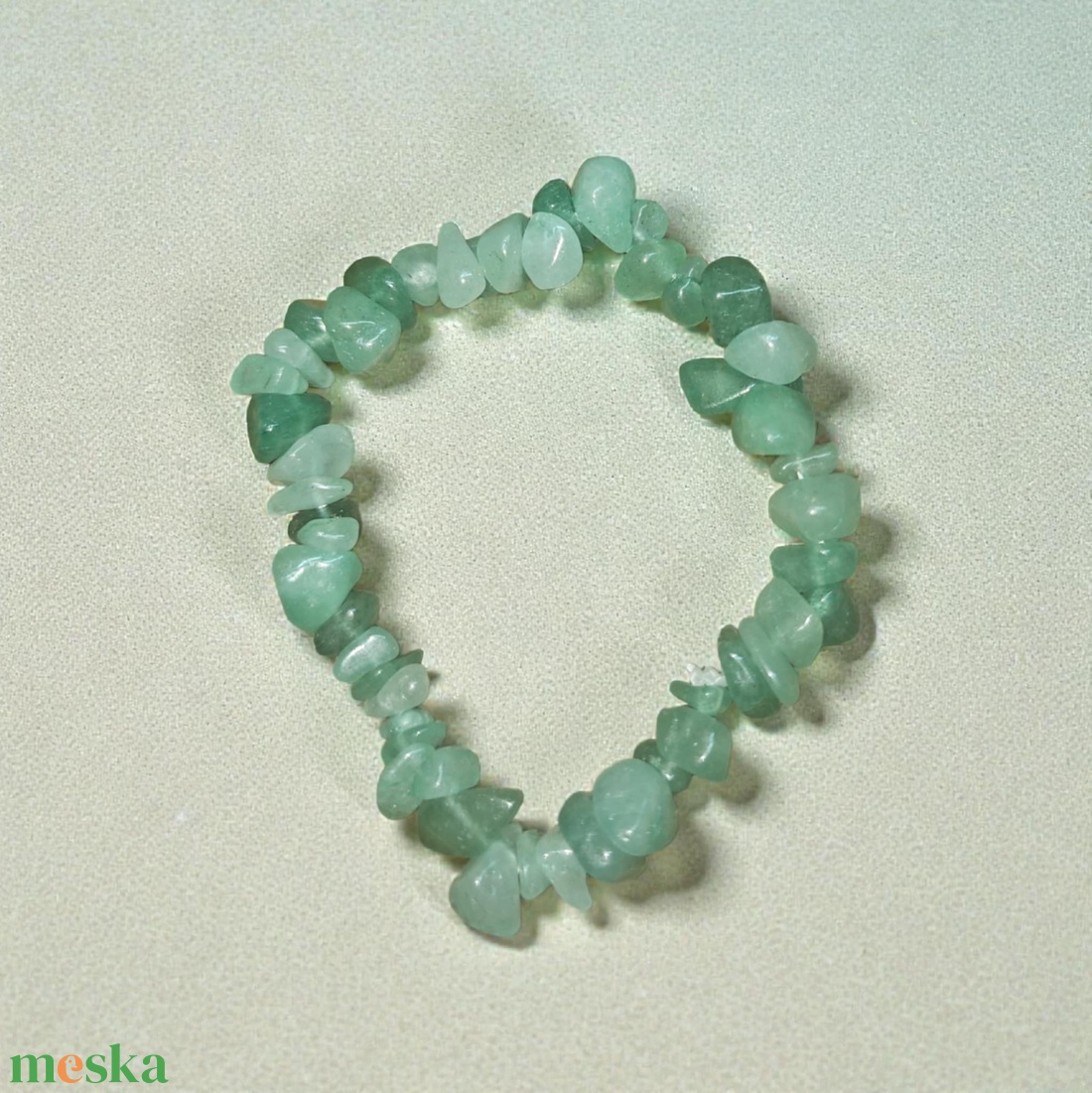 Aventurin szemcsés ásványkarkötő - ékszer - karkötő - ásványkarkötő - Meska.hu