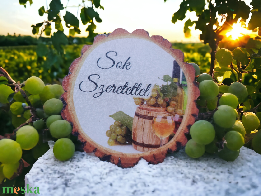 Sok szeretettel...hűtőmágnes - otthon & életmód - konyhafelszerelés, tálalás - konyhai dekoráció - hűtőmágnes - Meska.hu