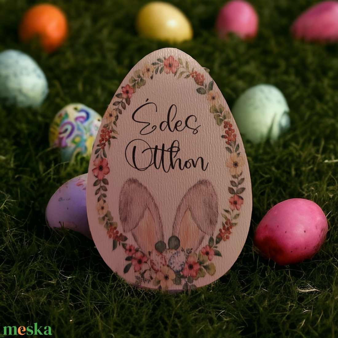 Édes otthon húsvéti hűtőmágnes - otthon & életmód - konyhafelszerelés, tálalás - konyhai dekoráció - hűtőmágnes - Meska.hu