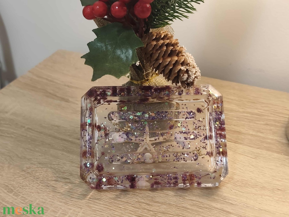 Epoxy Szappantartó - AJÁNDÉK RENDELÉSED MELLÉ! - otthon & életmód - fürdőszoba - szappantartó - Meska.hu