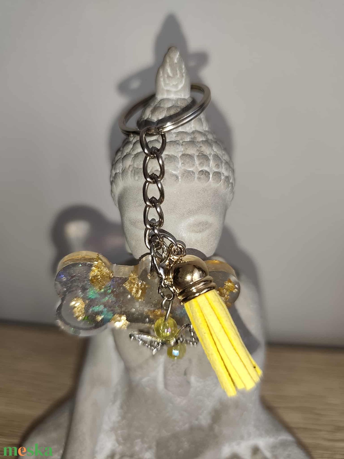 Sárga csoda kulcstartó - táska & tok - kulcstartó & táskadísz - kulcstartó - Meska.hu