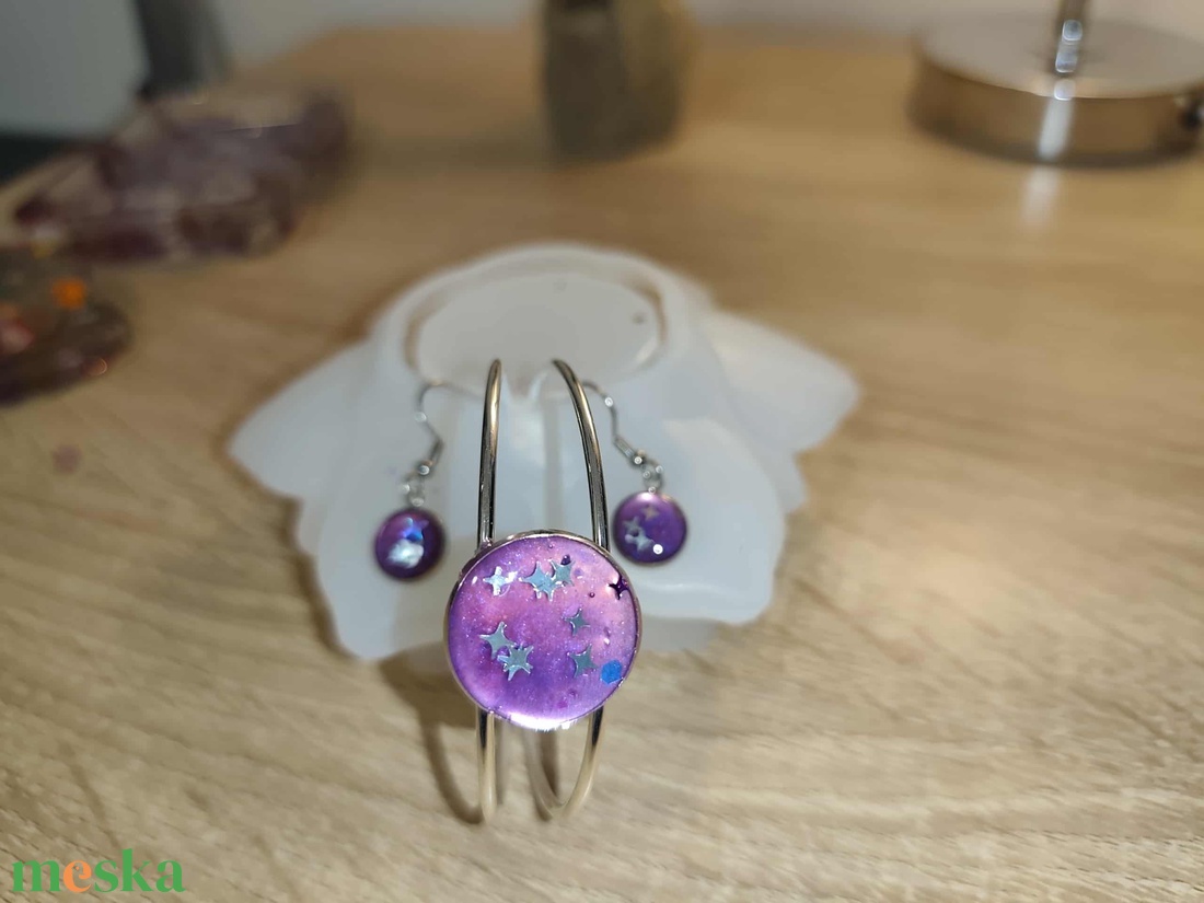 Karkötő +fülbevaló szett - ékszer - ékszerszett - Meska.hu