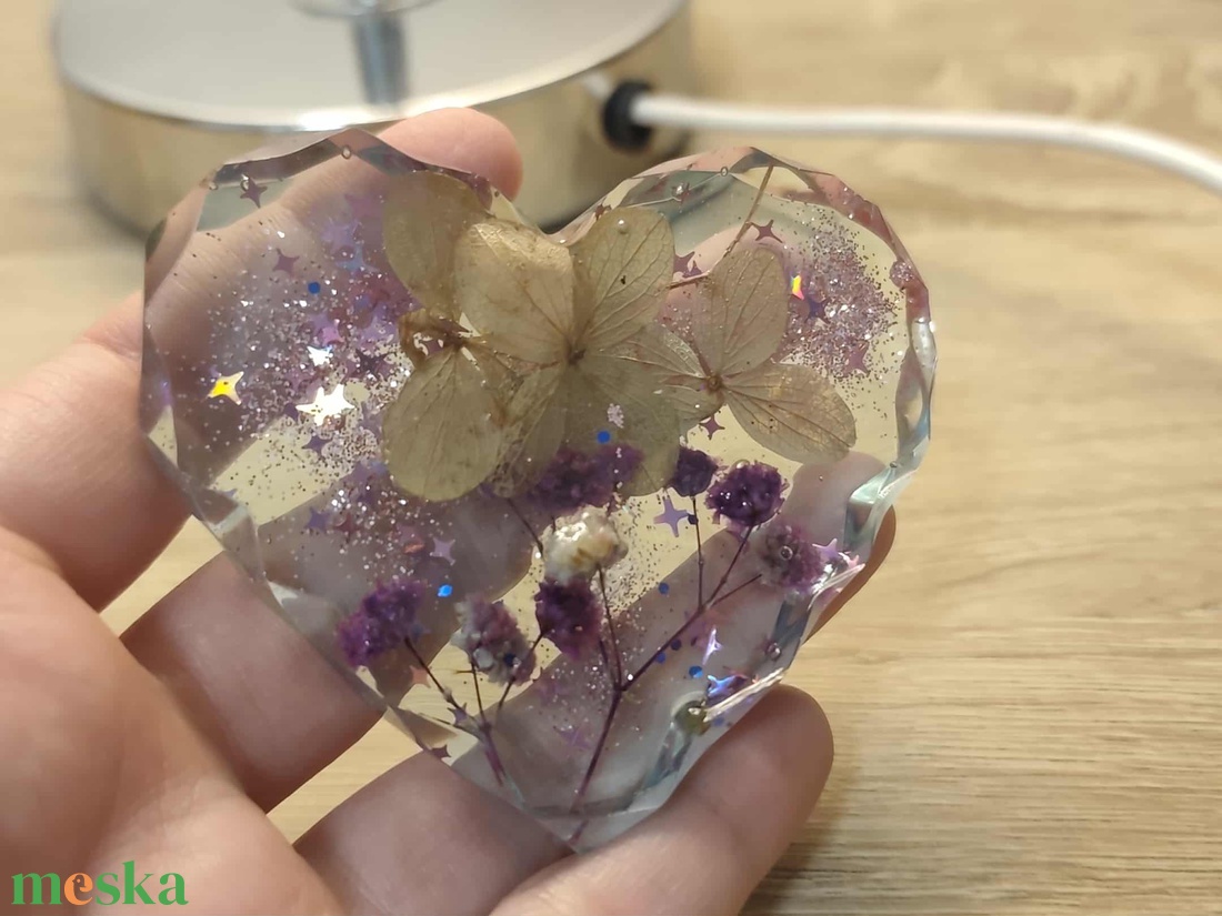 Hűtőmágnes szárított virágokkal - otthon & életmód - konyhafelszerelés, tálalás - konyhai dekoráció - hűtőmágnes - Meska.hu