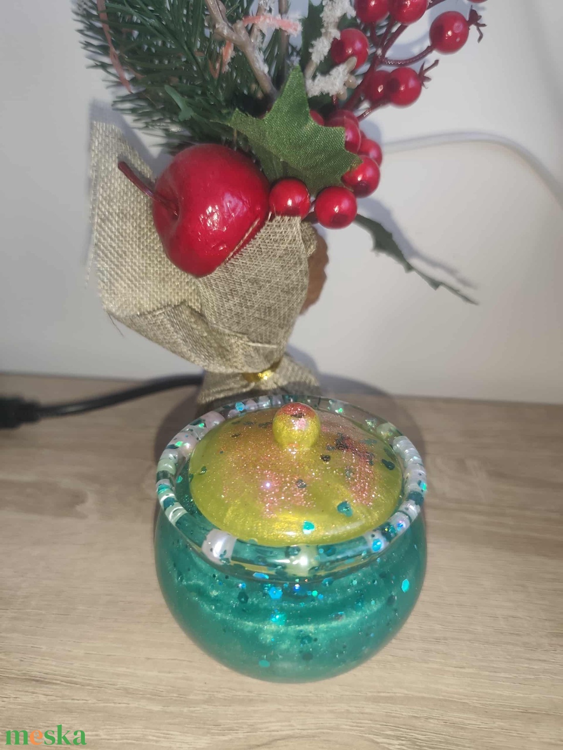 Szépséges  kis epoxy csuporka - AJÁNDÉK RENDELÉSED MELLÉ - ékszer - ékszertartó - ékszertartó tál - Meska.hu