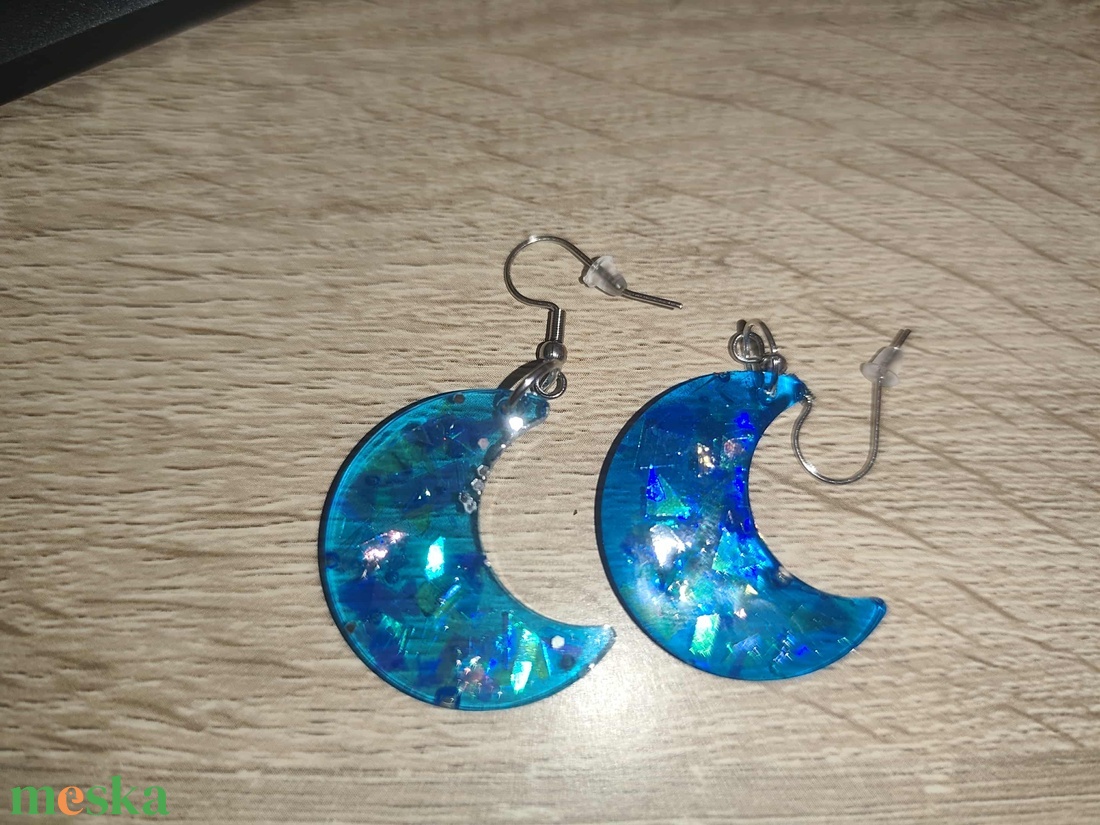 Holdacska fülbevaló szett - ékszer - fülbevaló - lógó fülbevaló - Meska.hu