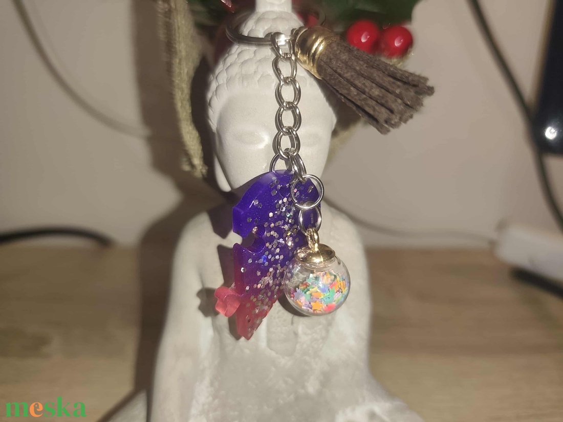 Páros szívecskés kulcstartó szett - táska & tok - kulcstartó & táskadísz - kulcstartó - Meska.hu