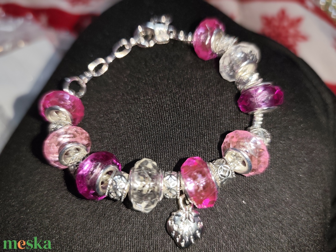 Kigyó karlnc - ékszer - karkötő - charm karkötő - Meska.hu