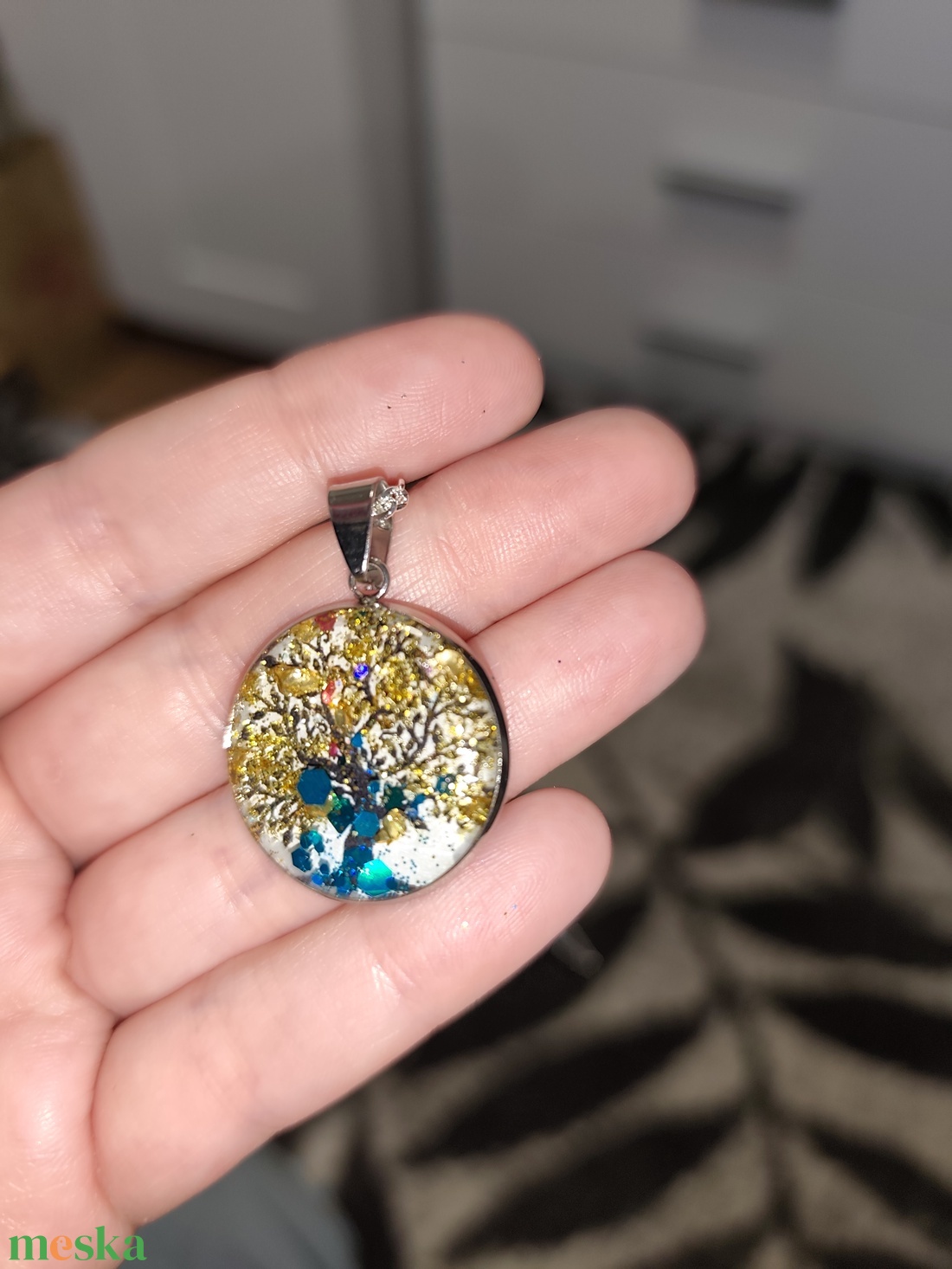 Életfa nyakl�nc - ékszer - nyaklánc - hosszú nyaklánc - Meska.hu