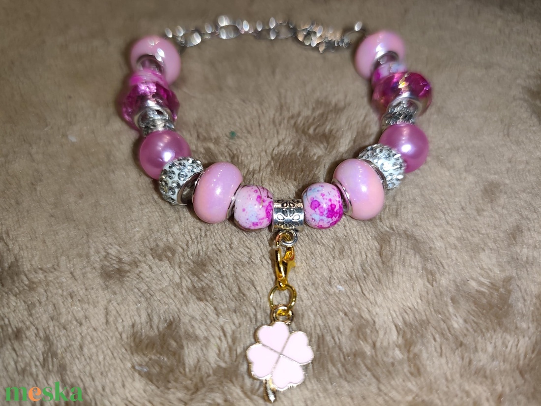 LAYANNA szerencse karkötő - ékszer - karkötő - karkötő medállal - Meska.hu