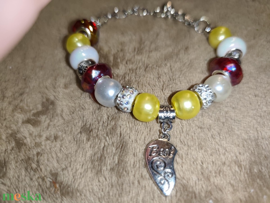 Layanna Best Friend Karkötő - ékszer - karkötő - karkötő medállal - Meska.hu