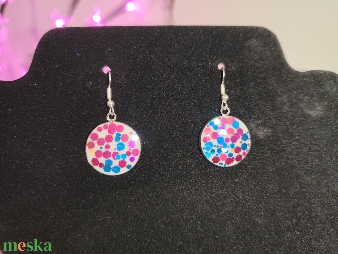 Layanna Fülbevaló - ékszer - fülbevaló - lógós kerek fülbevaló - Meska.hu