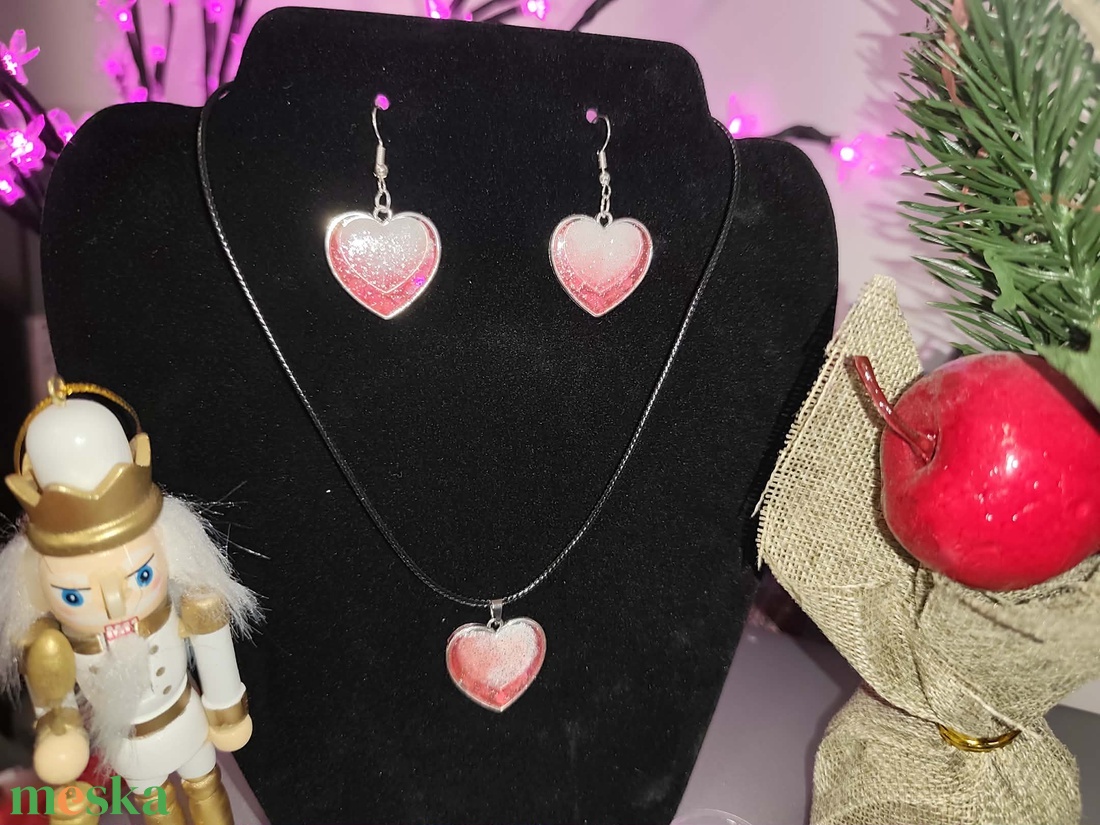 Layanna Szív Medál Szett - ékszer - ékszerszett - Meska.hu