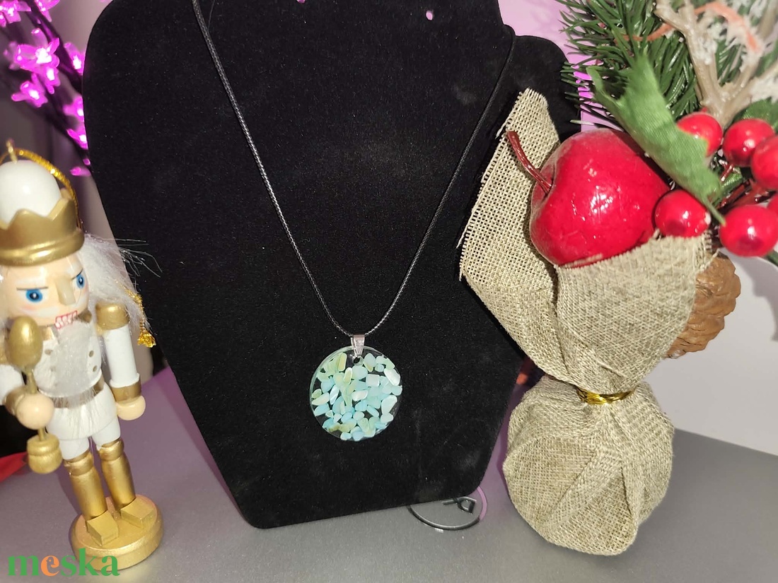Layanna Zöld Természet Nyaklánc - ékszer - nyaklánc - medálos nyaklánc - Meska.hu