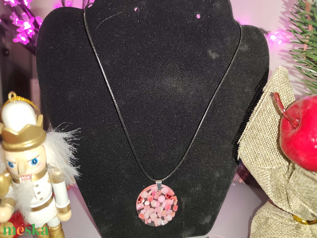 Layanna Pink Panther Nyaklánc - ékszer - nyaklánc - medálos nyaklánc - Meska.hu