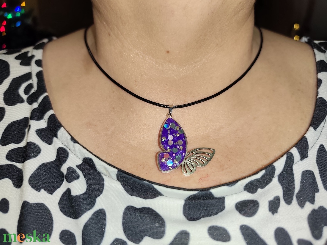 LAYANNA pillangó nyaklánc  - ékszer - nyaklánc - medálos nyaklánc - Meska.hu