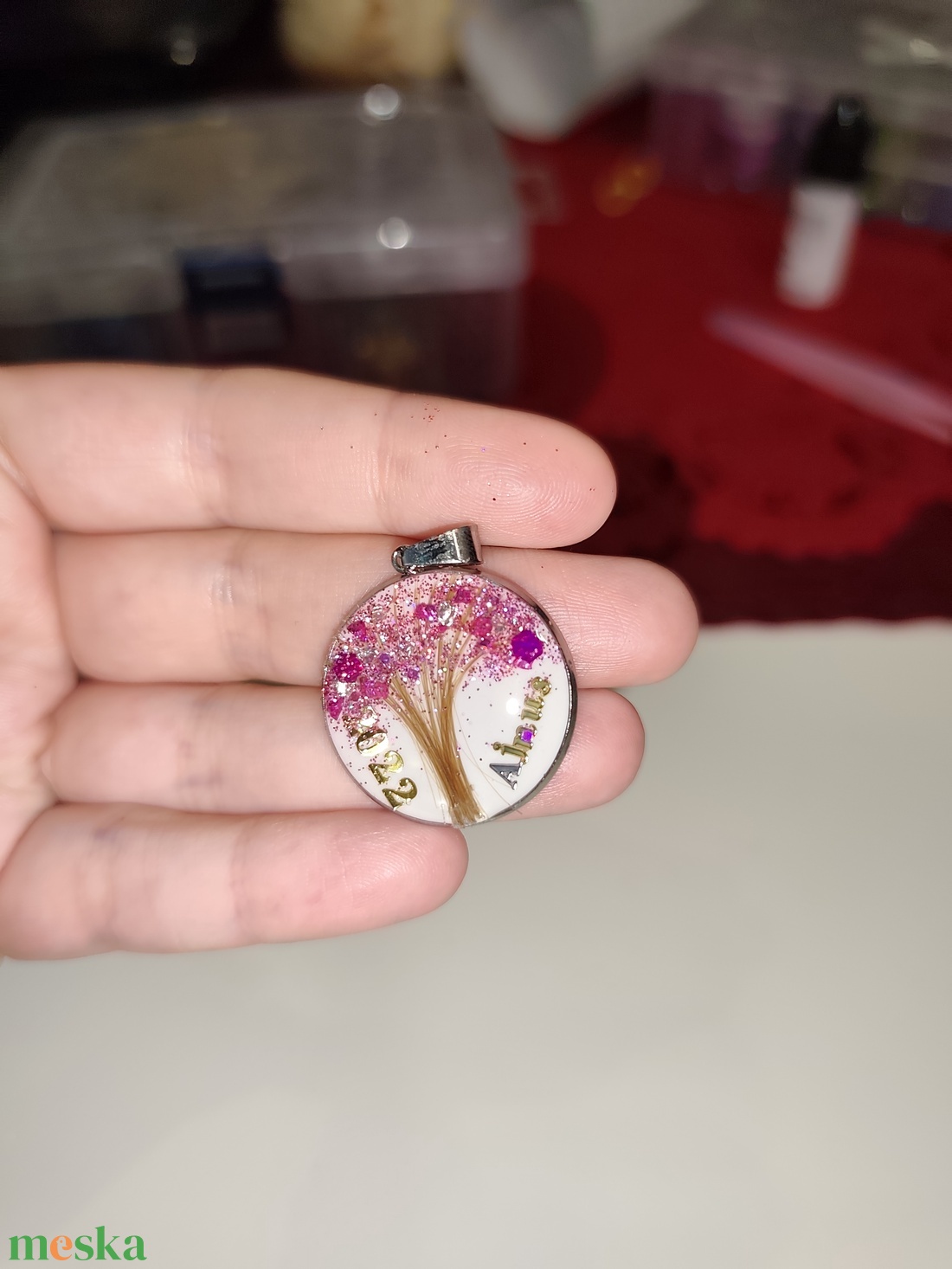 Baba hajas emlékőr  - baba - mama - babaemlékek - baba emlékőrző - Meska.hu