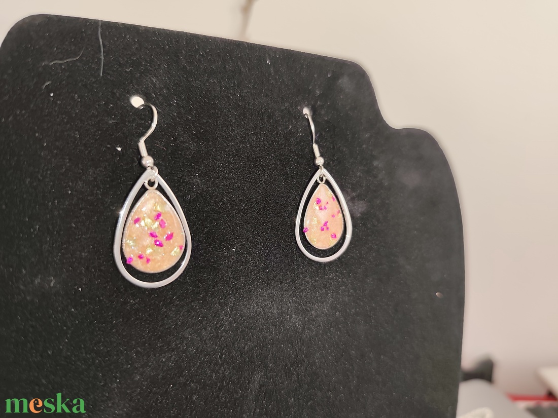 LAYANNA m�lyva fülbevaló  - ékszer - fülbevaló - lógó csepp fülbevaló - Meska.hu