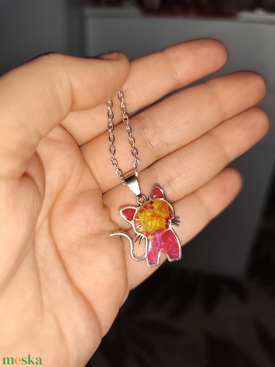 LAYANNA kids cic�s nyakl�nc - ékszer - nyaklánc - medálos nyaklánc - Meska.hu