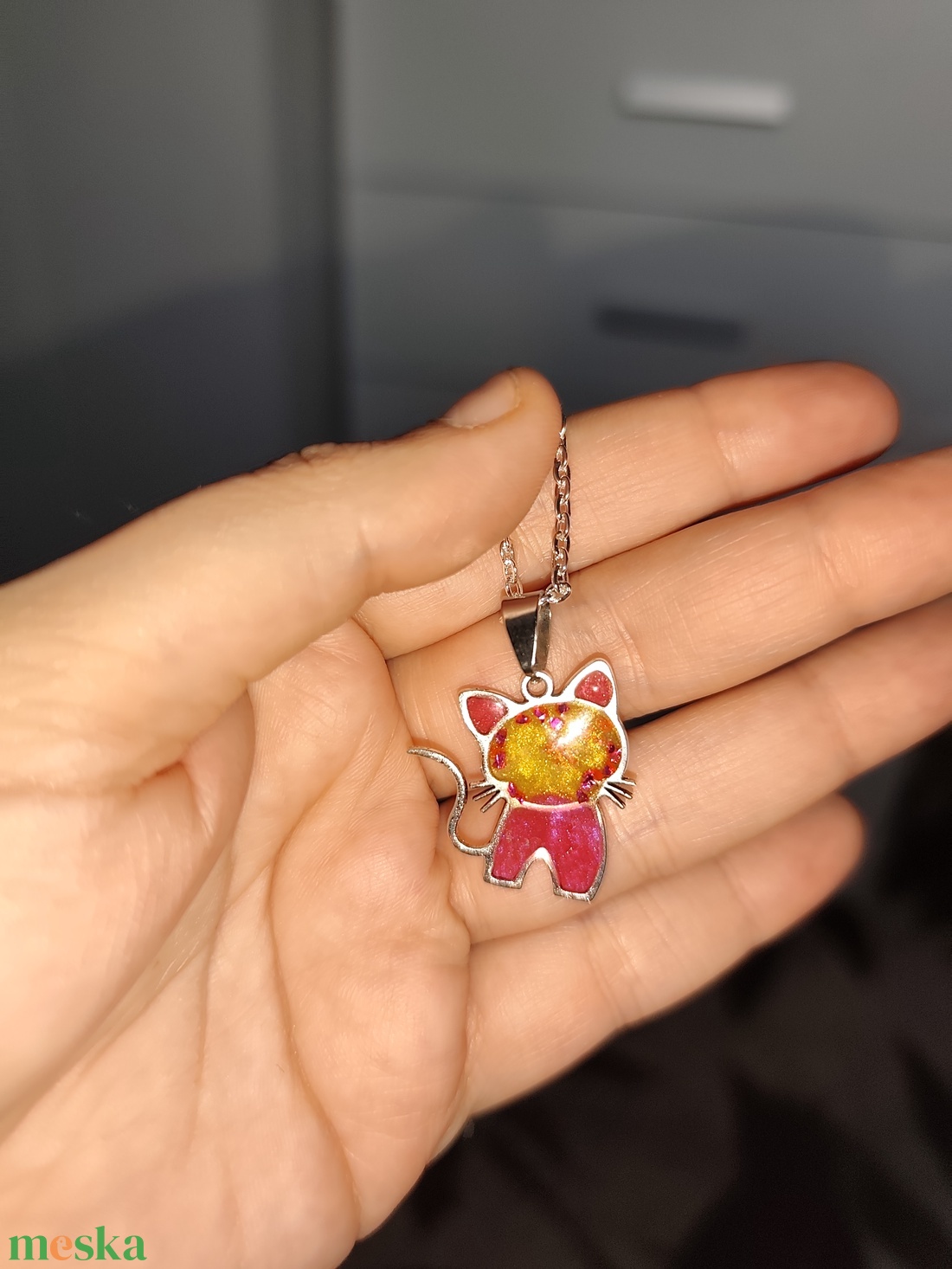 LAYANNA kids cic�s nyakl�nc - ékszer - nyaklánc - medálos nyaklánc - Meska.hu