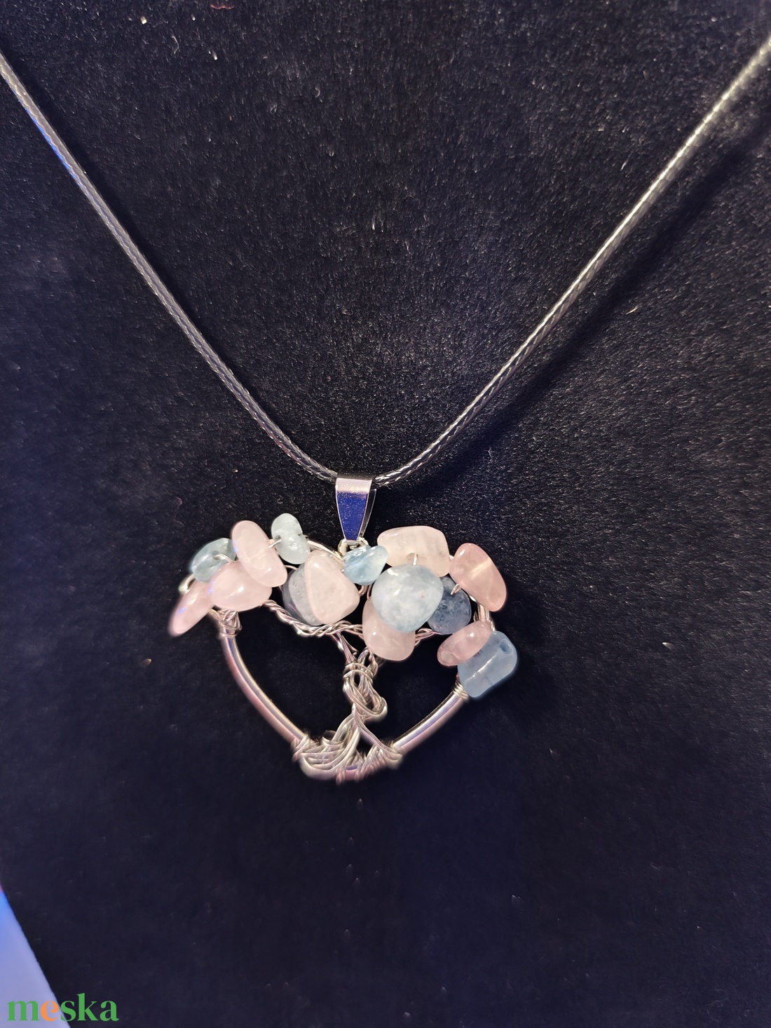 LAYANNA kavicsos fa nyakl�nc - ékszer - nyaklánc - medálos nyaklánc - Meska.hu