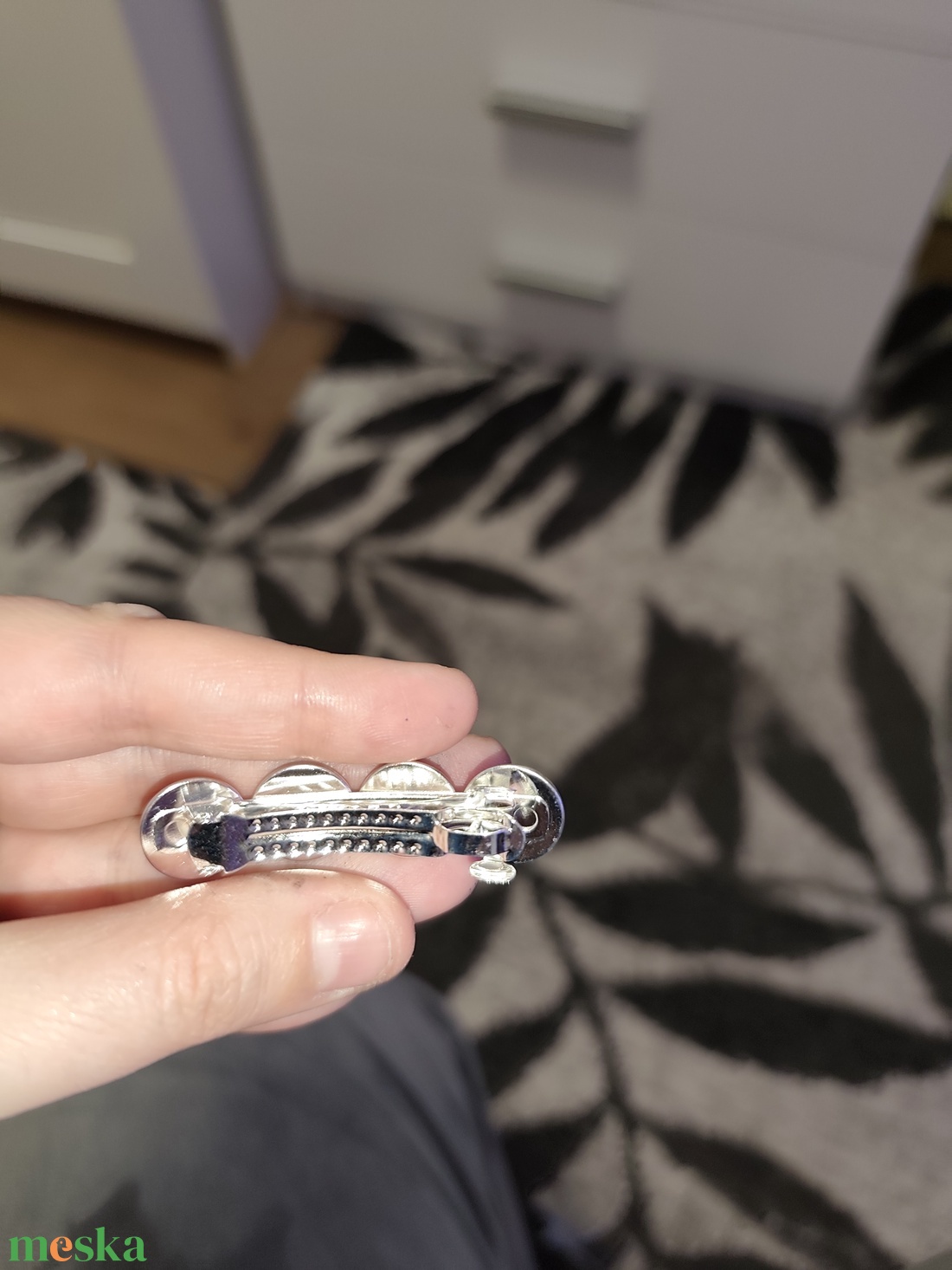 Virágos hajcsatt  - ruha & divat - hajdísz & hajcsat - hajcsat & hajtű - Meska.hu