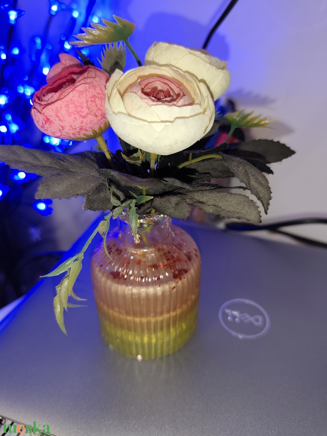 Epoxy vir�g v�za - otthon & életmód - dekoráció - virágdísz és tartó - virágbox, virágdoboz - Meska.hu