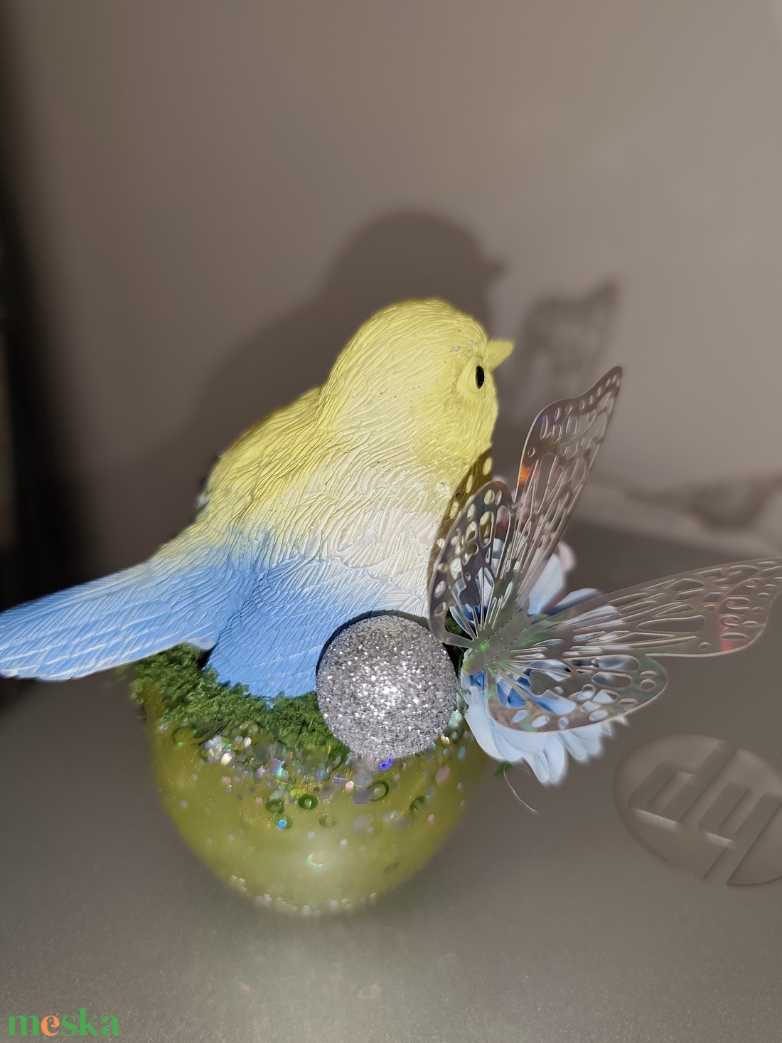 Mad�rk�s asztali dísz  - otthon & életmód - dekoráció - asztal és polc dekoráció - asztaldísz - Meska.hu