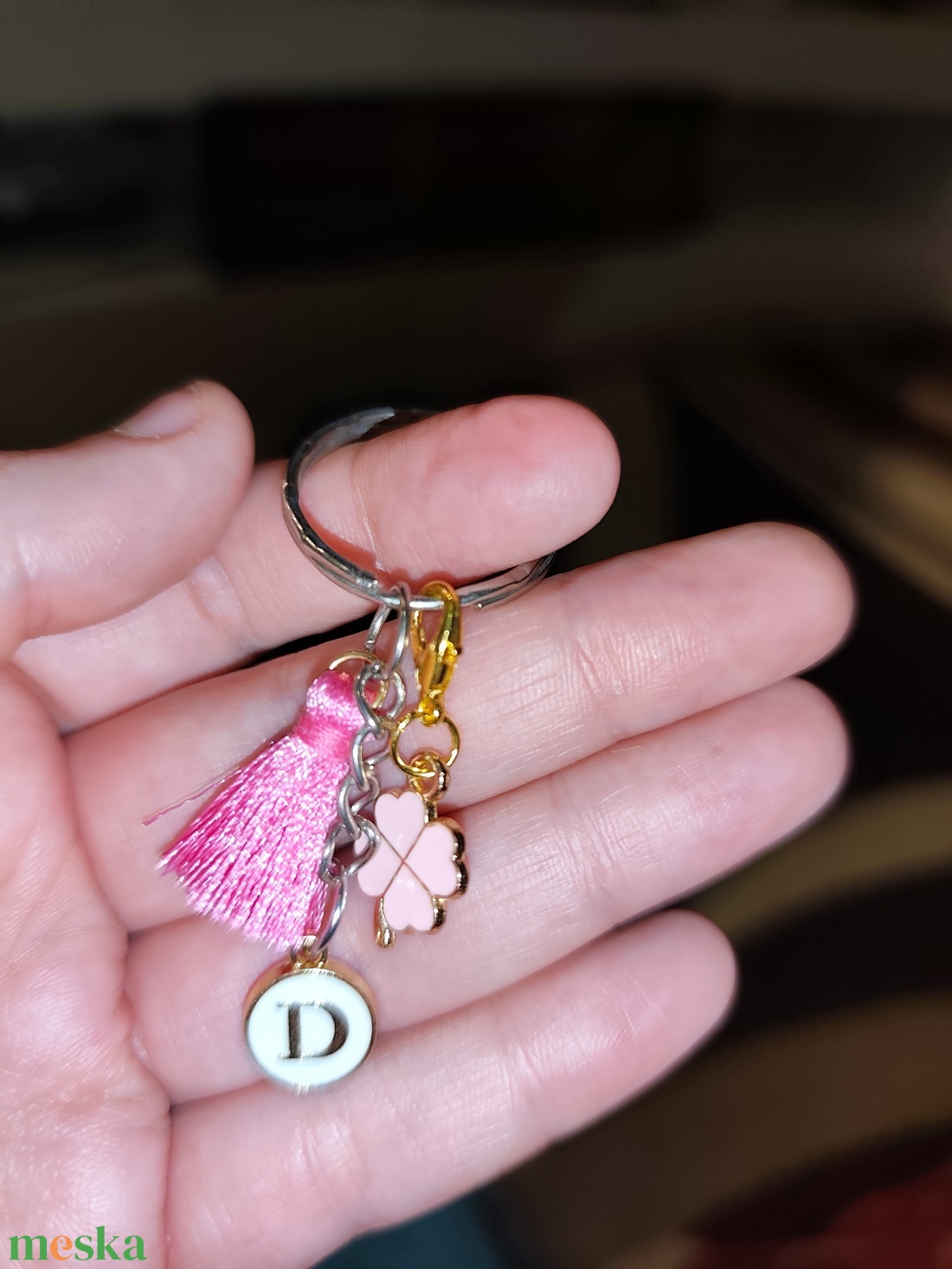 Betűs kulcstartó - táska & tok - kulcstartó & táskadísz - kulcstartó - Meska.hu