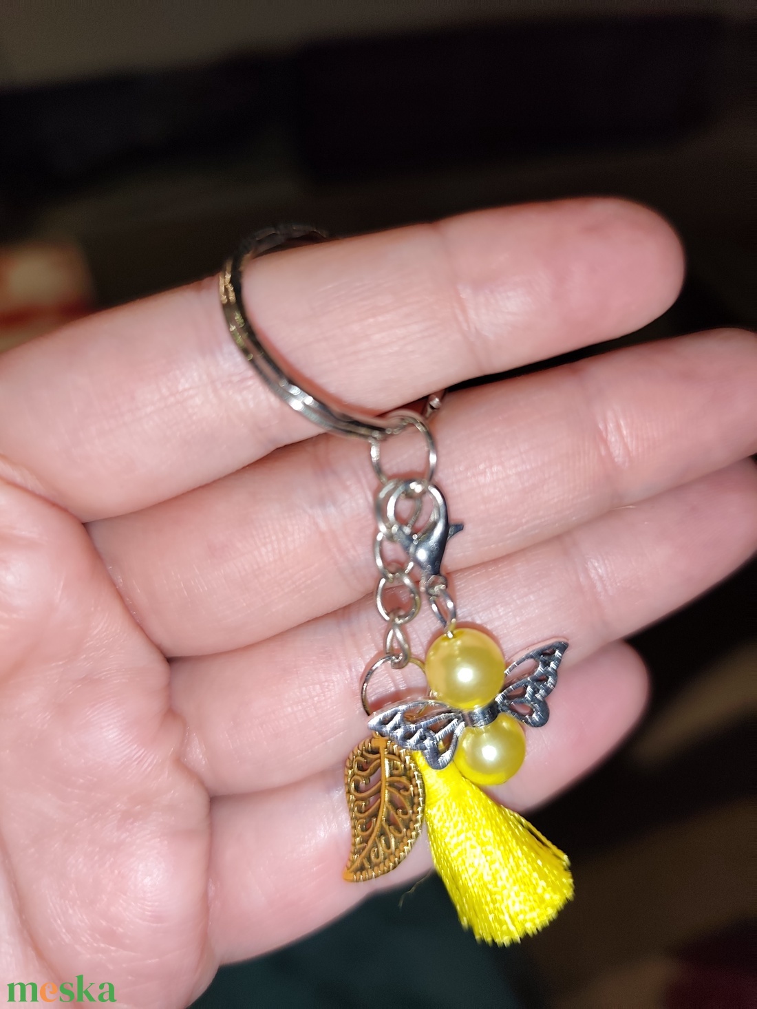 Angyalk�s kulcstartó - táska & tok - kulcstartó & táskadísz - kulcstartó - Meska.hu