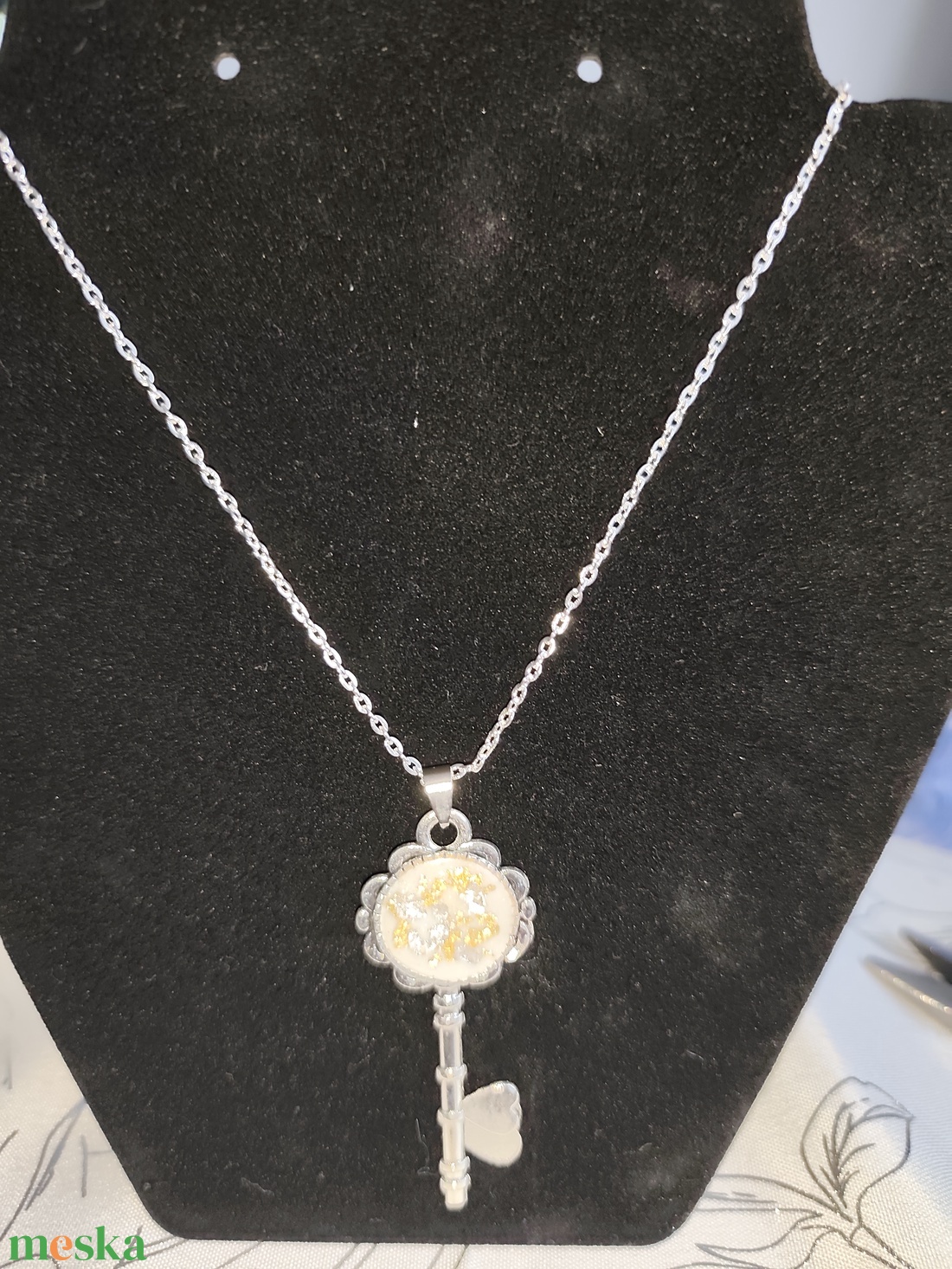 Kulcs med�los nyakl�nc - ékszer - nyaklánc - medálos nyaklánc - Meska.hu