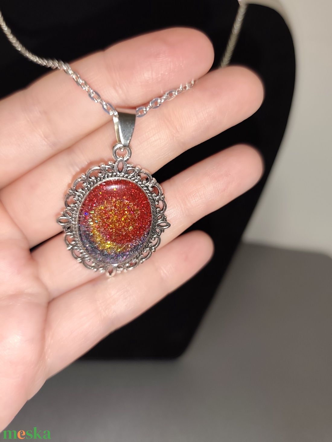 Vintage stílusú nyakl�nc  - ékszer - nyaklánc - medálos nyaklánc - Meska.hu