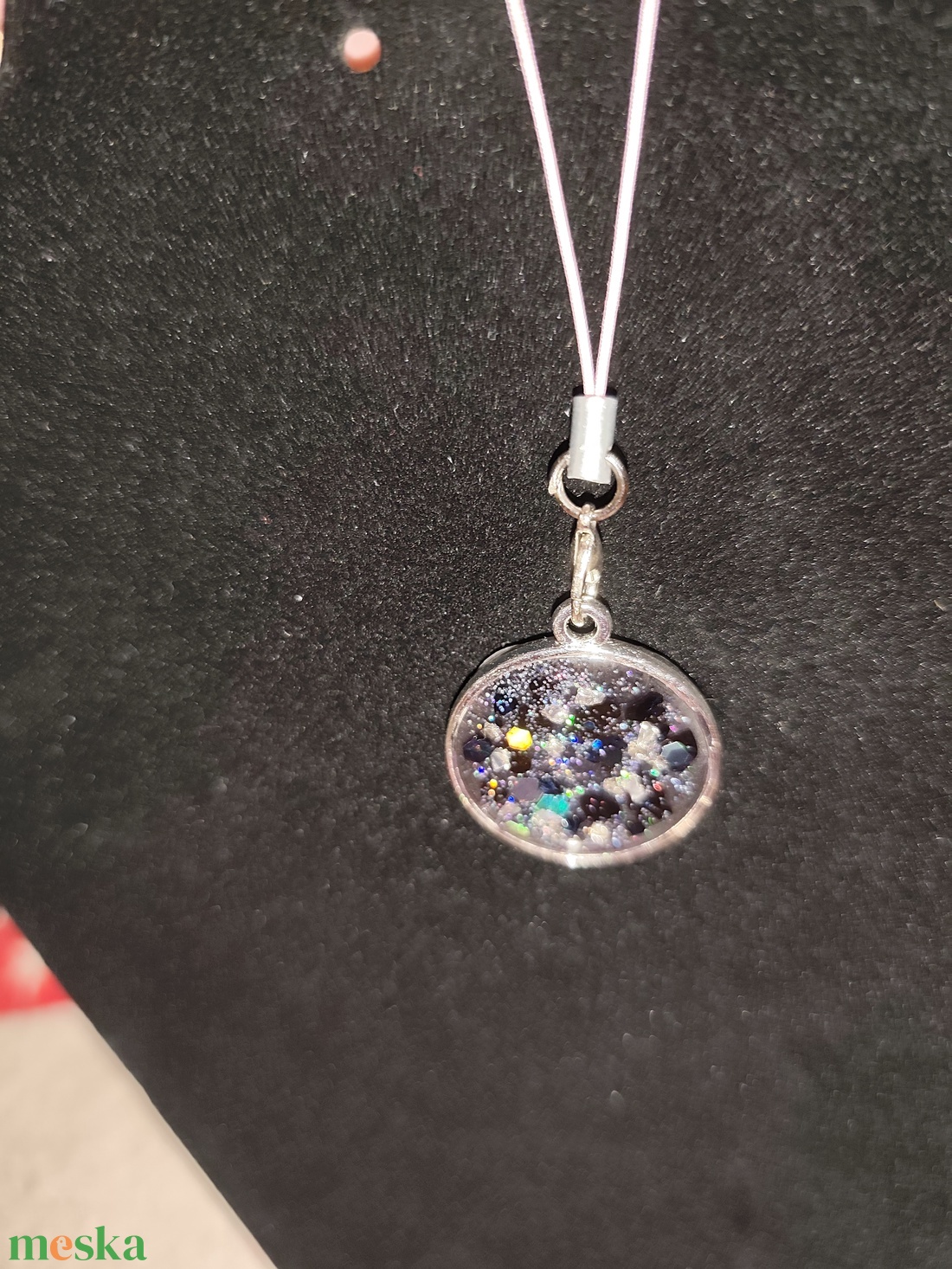 Csillogó mobil dísz  - táska & tok - kulcstartó & táskadísz - kulcstartó - Meska.hu