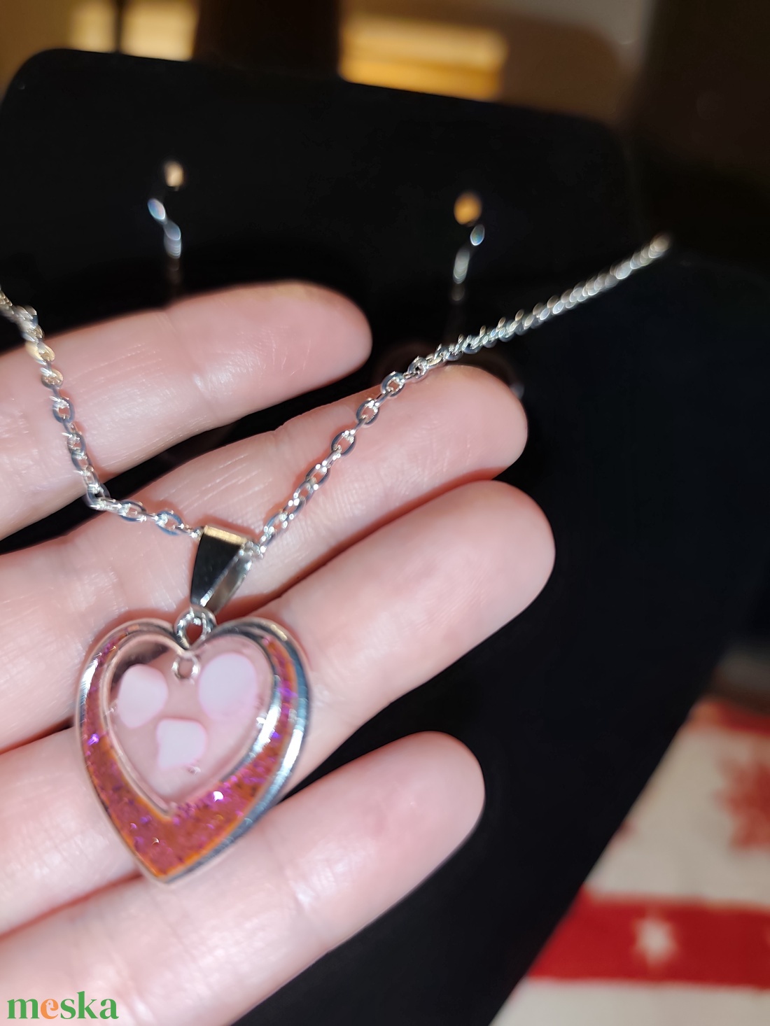 Szívecskés ékszerszett  - ékszer - ékszerszett - Meska.hu