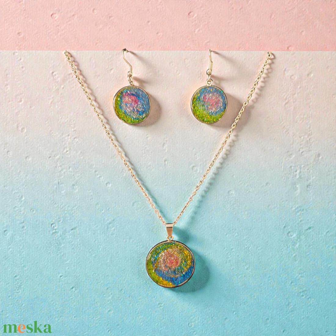 Kozmosz ékszer szett - ékszer - ékszerszett - Meska.hu