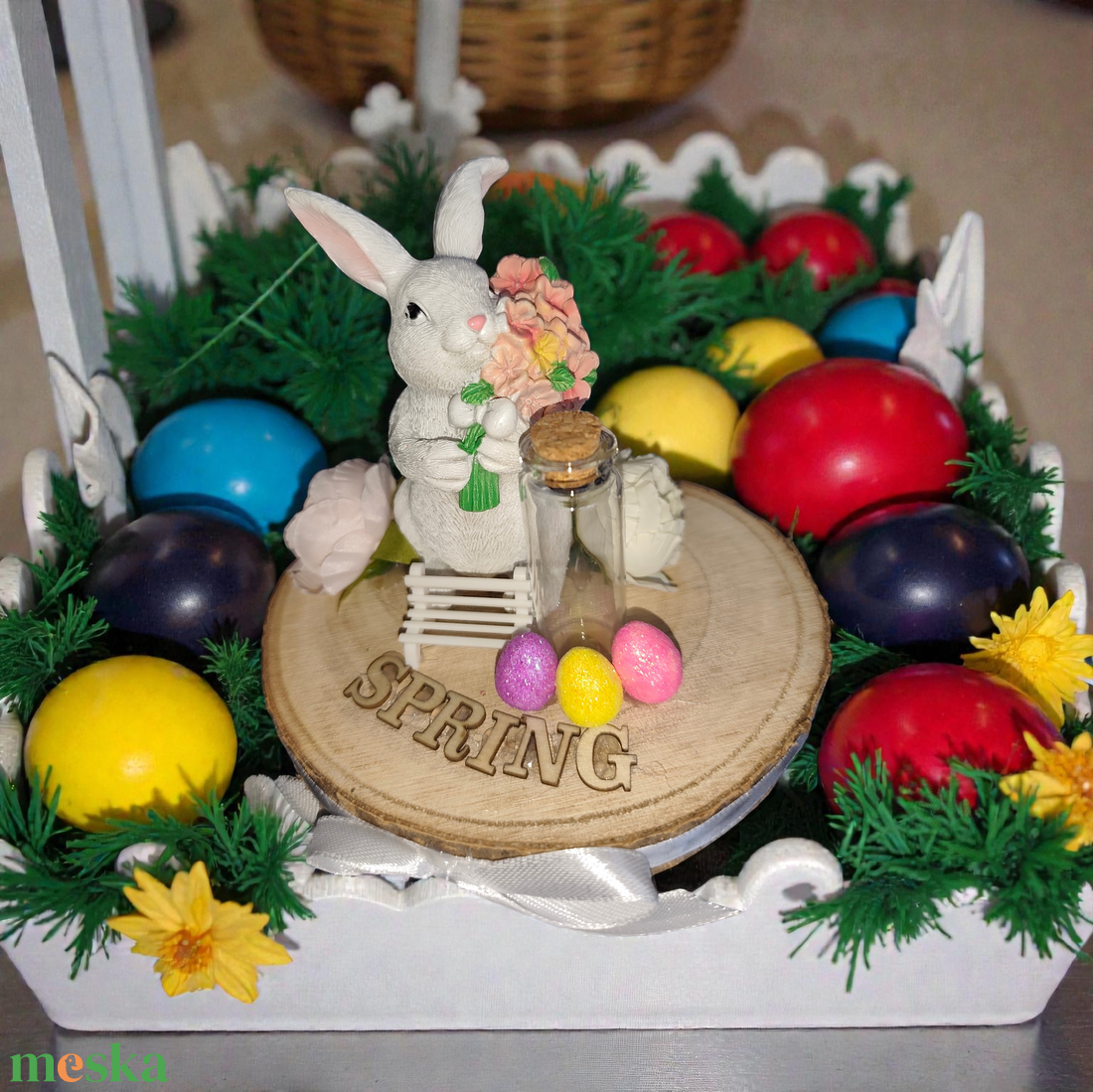 Tavaszi nyári dekor - otthon & életmód - dekoráció - asztal és polc dekoráció - asztaldísz - Meska.hu