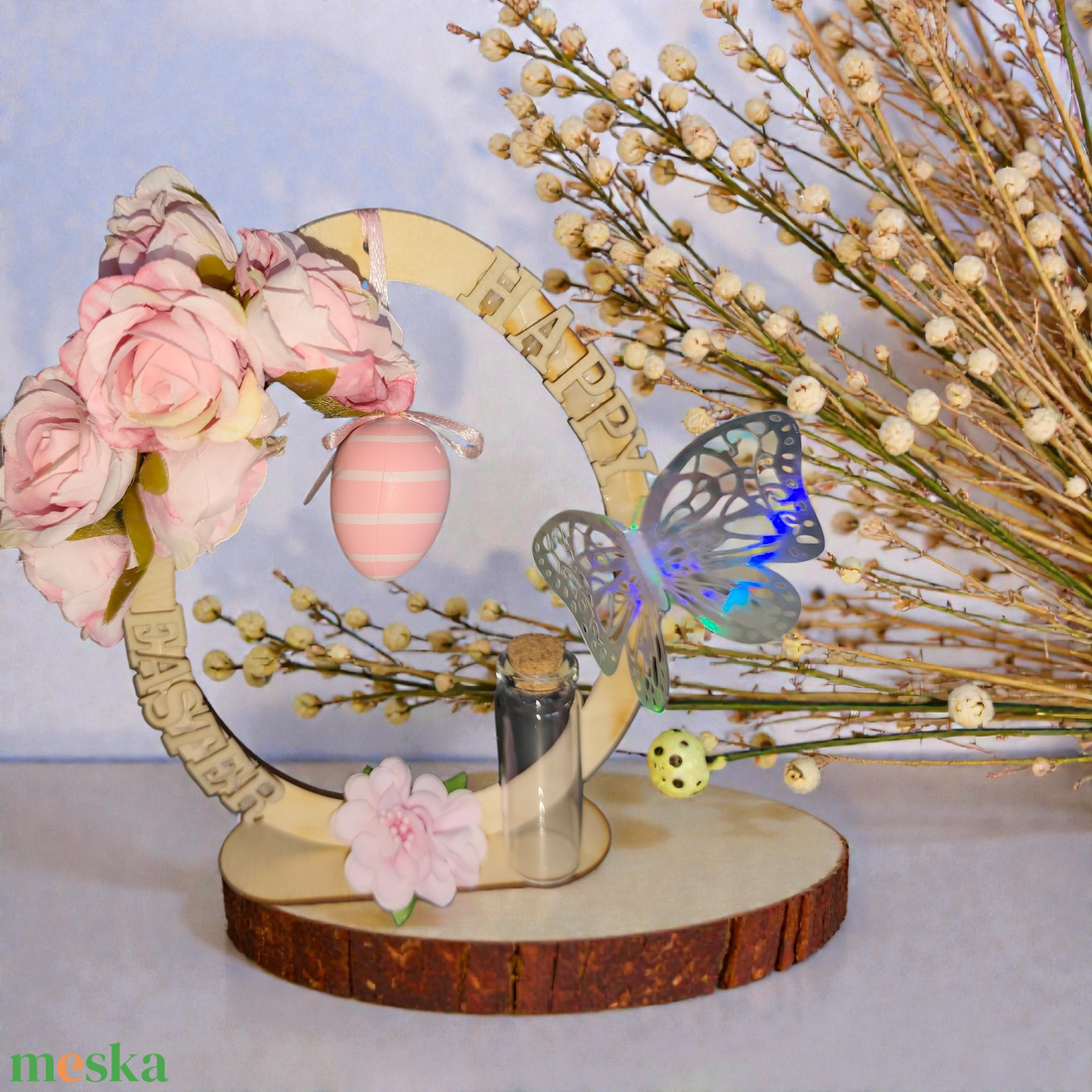 Tavaszi nyári asztaldísz  - otthon & életmód - dekoráció - asztal és polc dekoráció - asztaldísz - Meska.hu