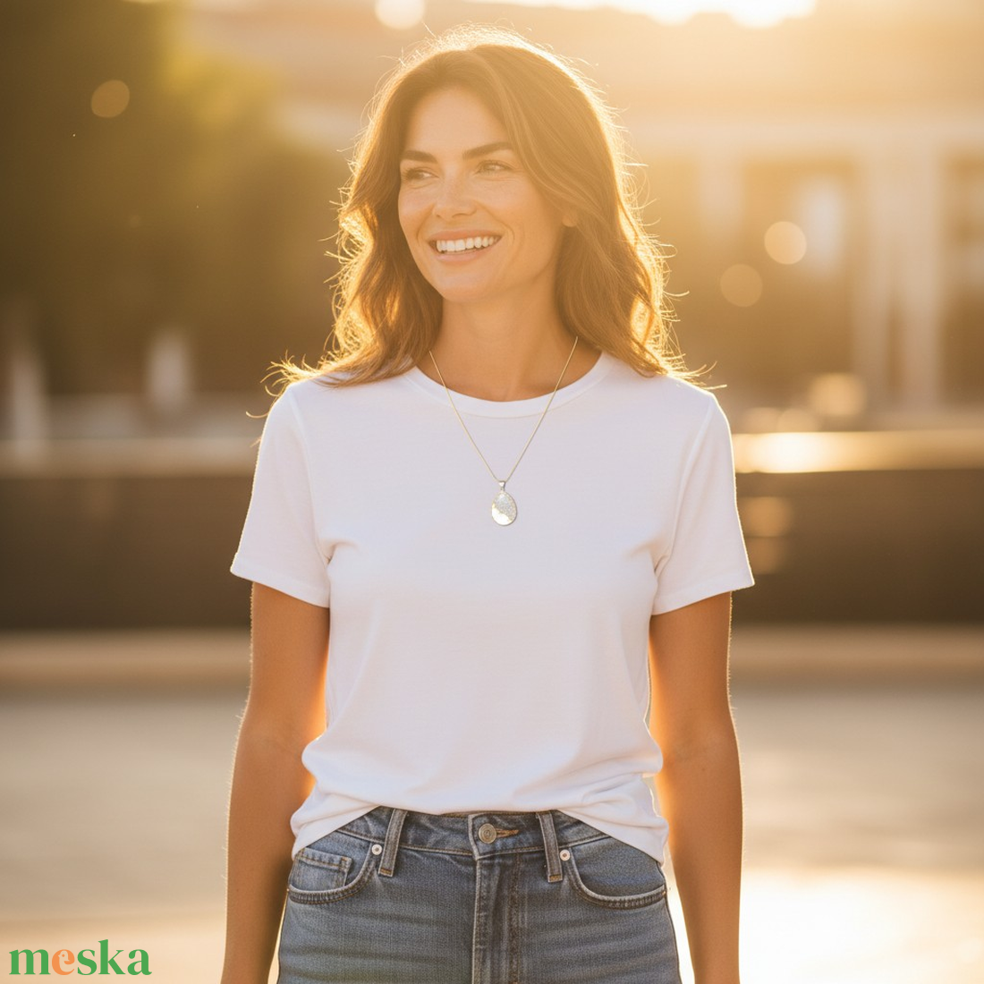 Tojás alakú nyaklánc  - ékszer - nyaklánc - medálos nyaklánc - Meska.hu