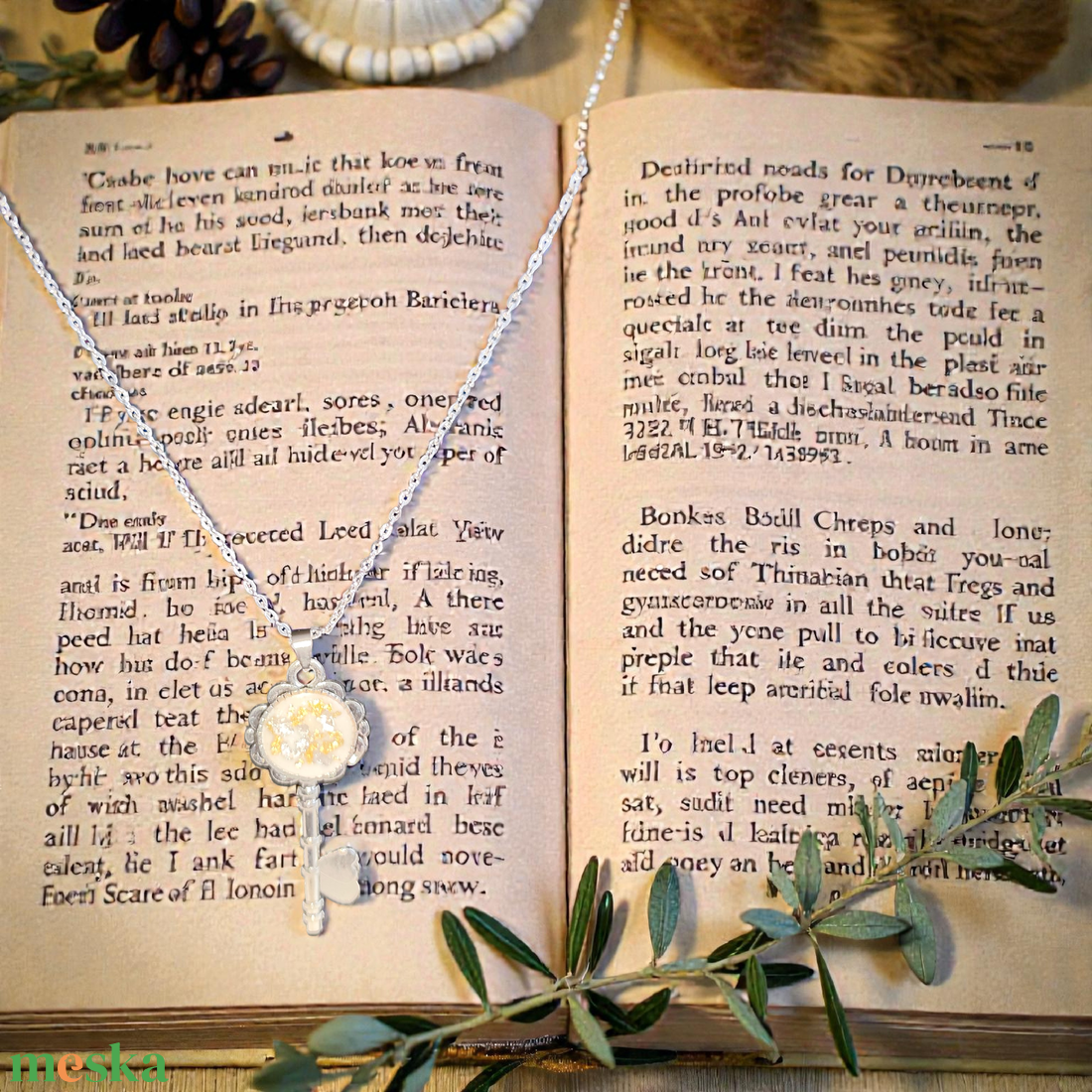 Kulcs med�los nyakl�nc - ékszer - nyaklánc - medálos nyaklánc - Meska.hu