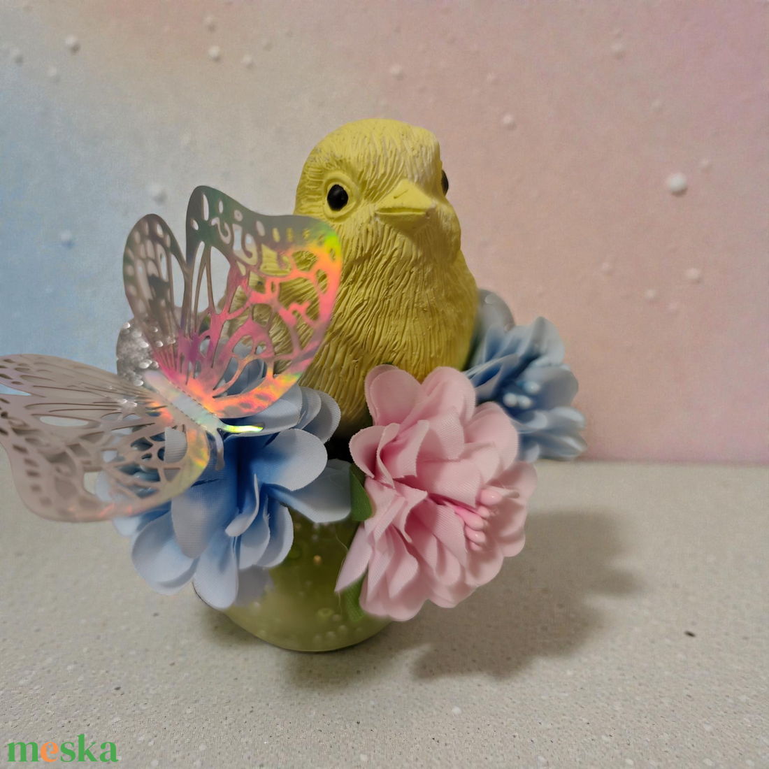 Mad�rk�s asztali dísz  - otthon & életmód - virágdekoráció - virágdíszek - asztali virágdísz - Meska.hu