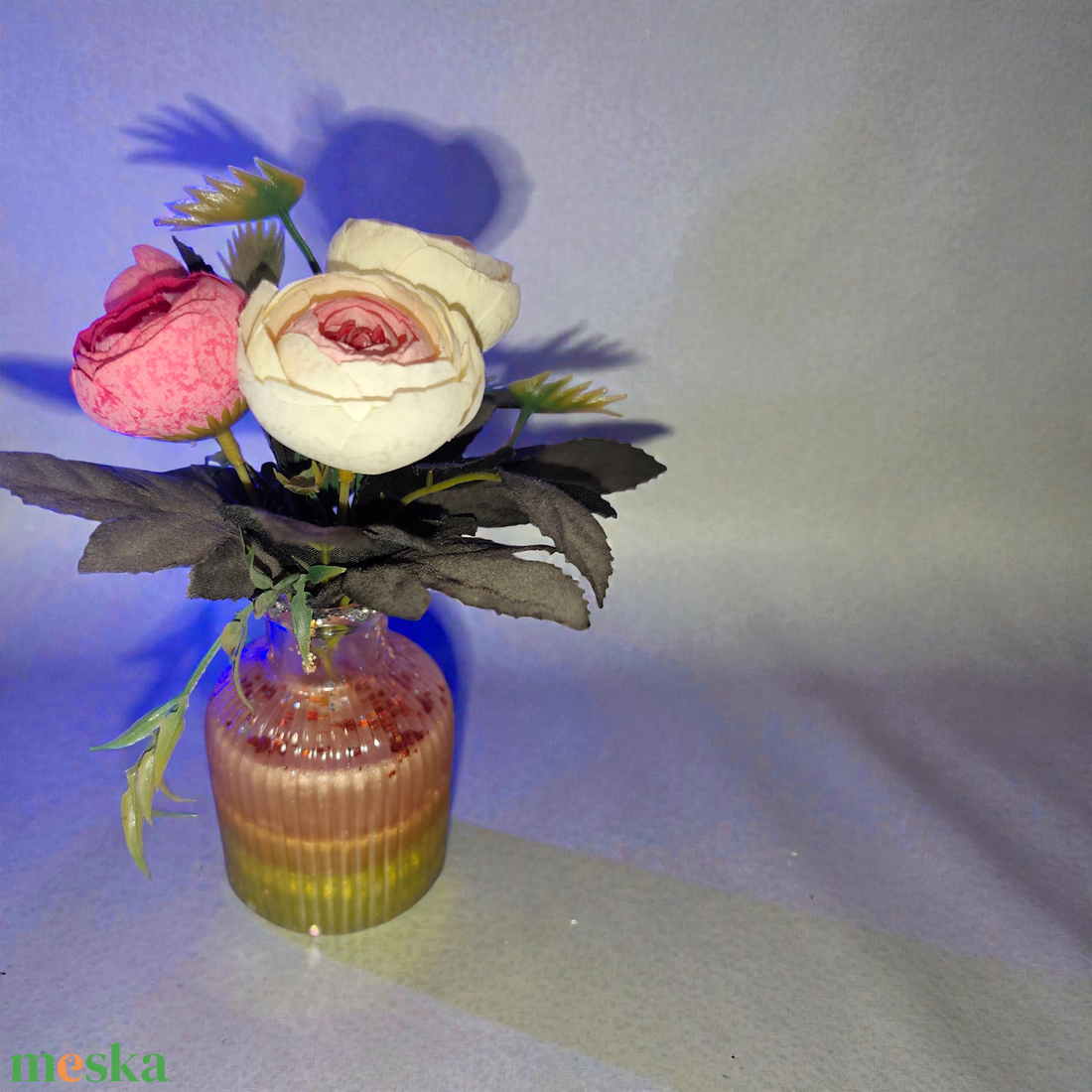 Epoxy vir�g v�za - otthon & életmód - virágdekoráció - virágtartó - váza - Meska.hu