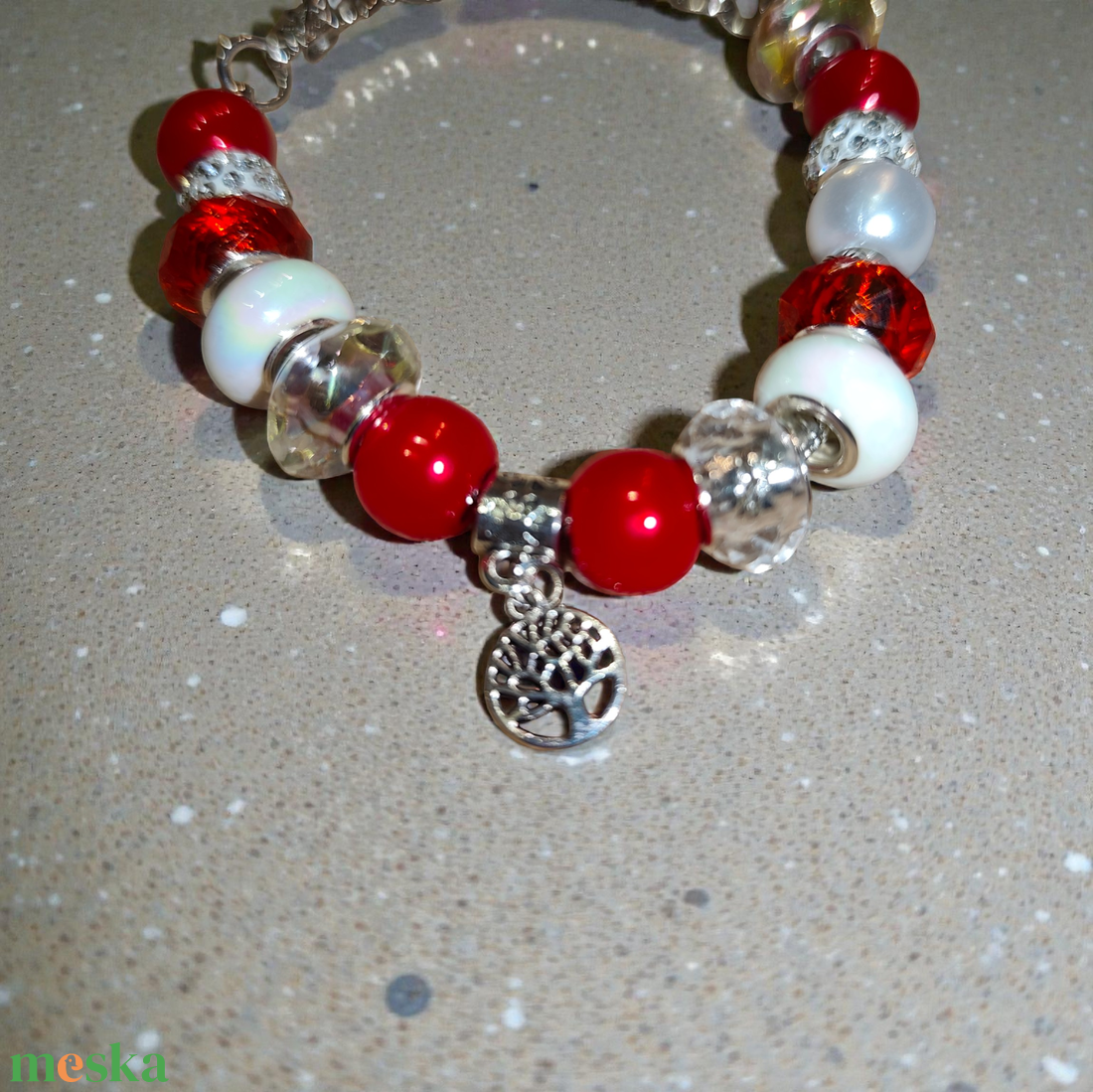 Layanna életfa Karkötő - ékszer - karkötő - karkötő medállal - Meska.hu