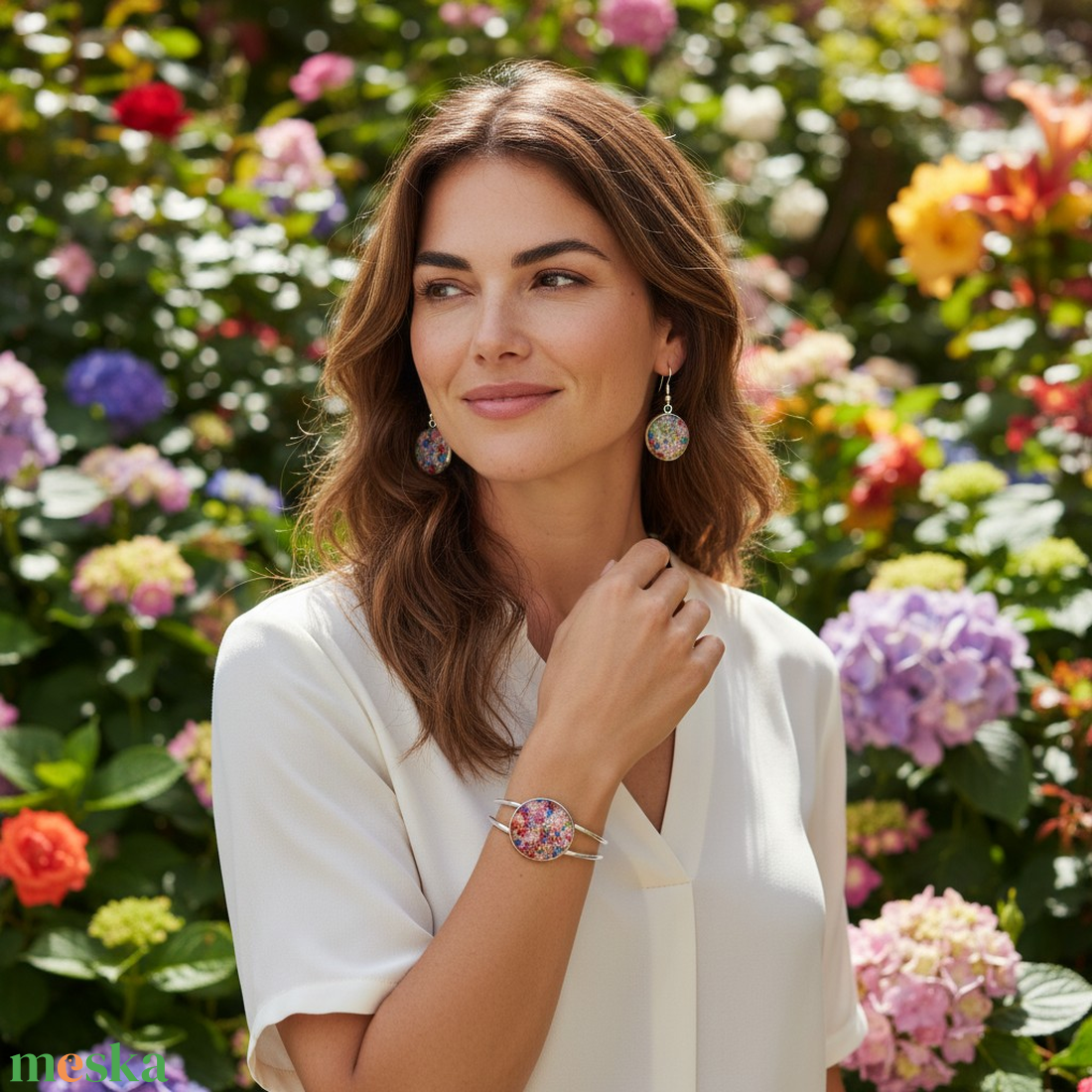 Karkötő +fülbevaló szett - ékszer - ékszerszett - Meska.hu