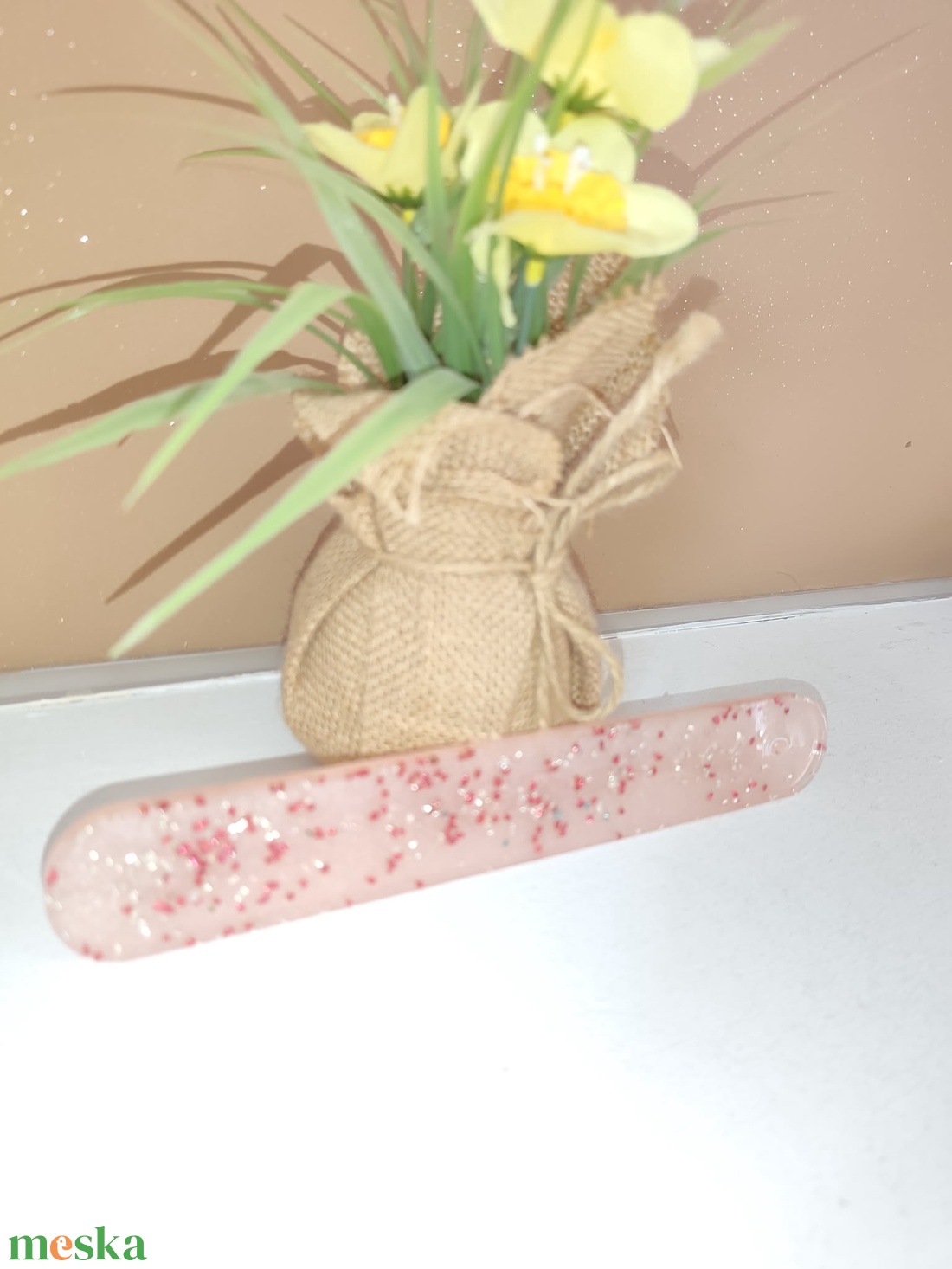 Világos rózsaszín füstölő tartó - otthon & életmód - dekoráció - spiritualitás - füstölő és füstölőtartó - Meska.hu