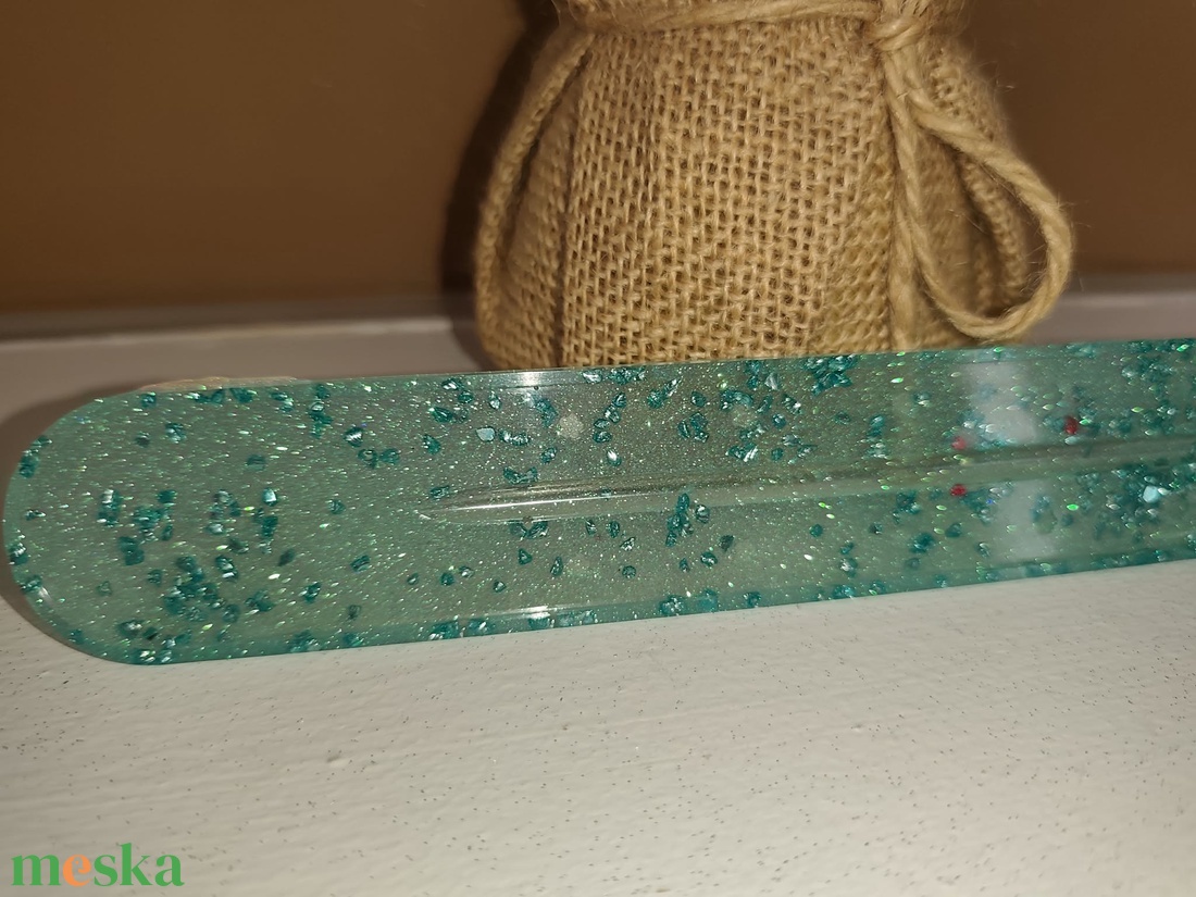 Zöldeskék Füstölő tartó - otthon & életmód - dekoráció - spiritualitás - füstölő és füstölőtartó - Meska.hu