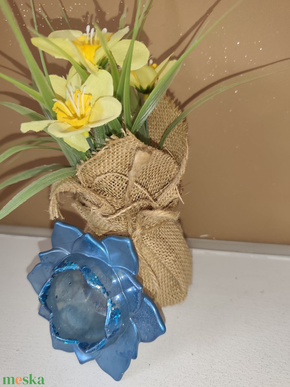 Lótusz virág ,mécses tartó - otthon & életmód - gyertya, illat, aroma - mécses és mécsestartó - Meska.hu