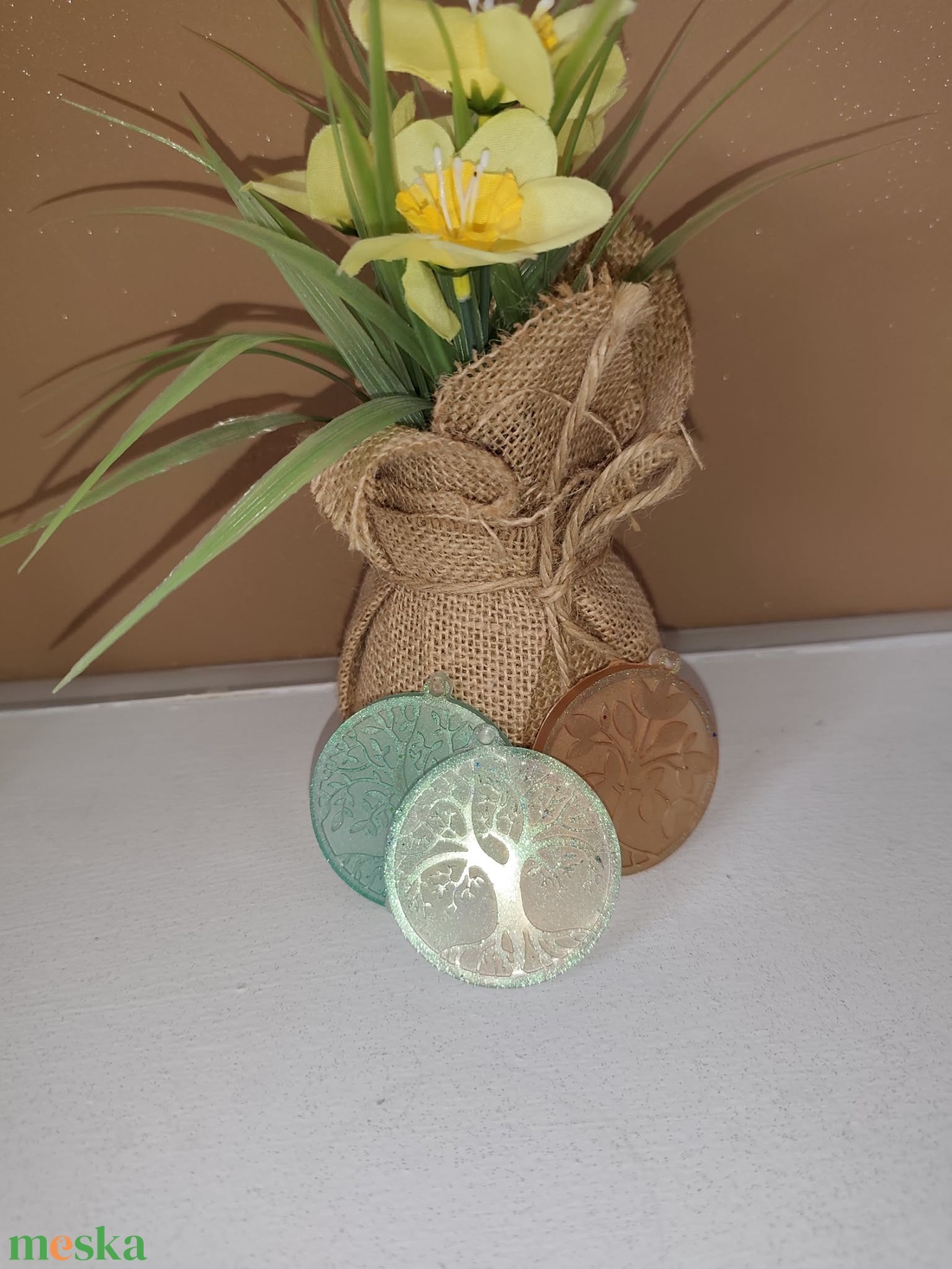 Életfa  akasztható dísz  - otthon & életmód - dekoráció - fali és függő dekoráció - függődísz - Meska.hu