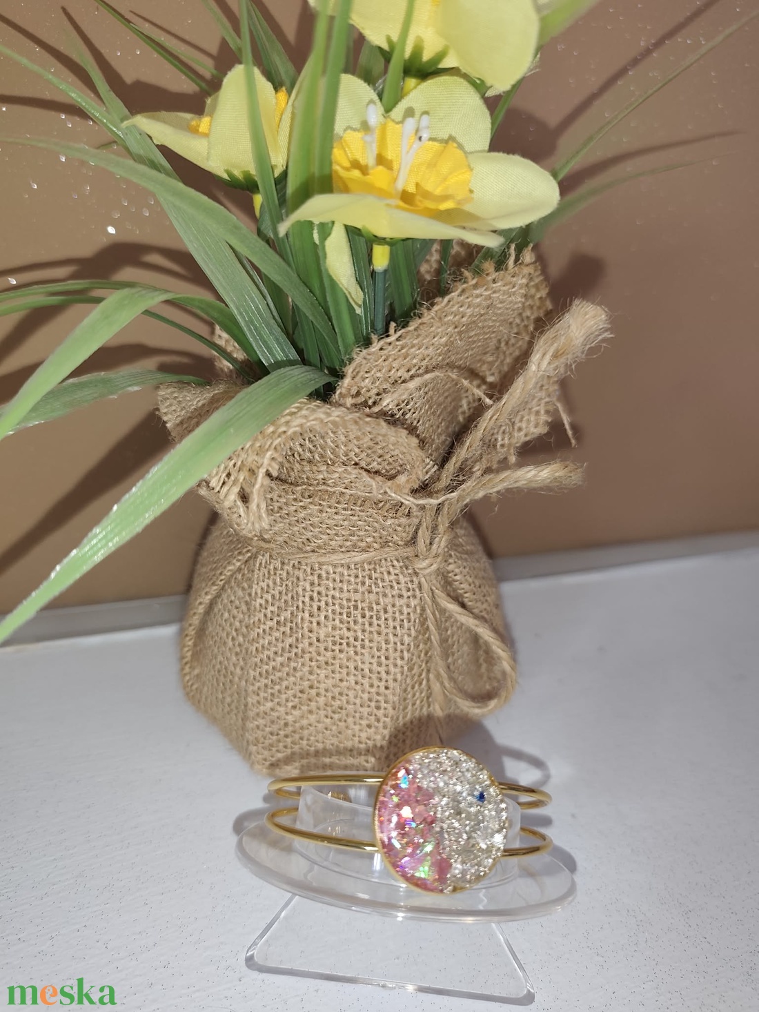 Csillogó karperec - ékszer - karkötő - karperec - Meska.hu