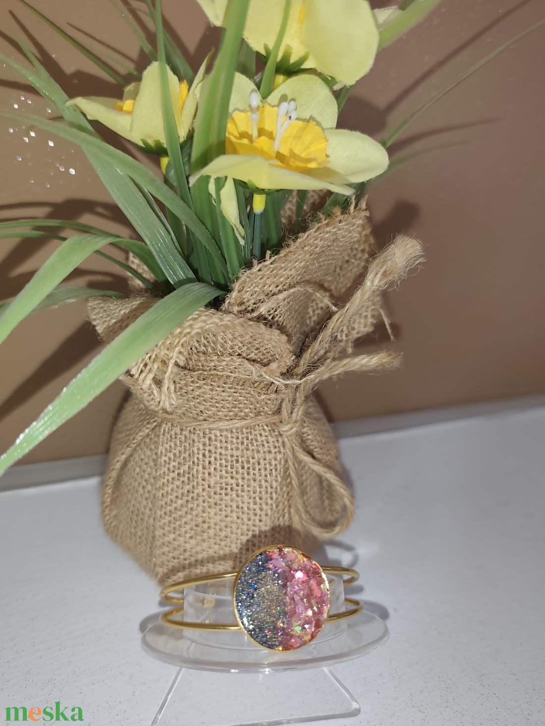 Csillogó karperec - ékszer - karkötő - karperec - Meska.hu