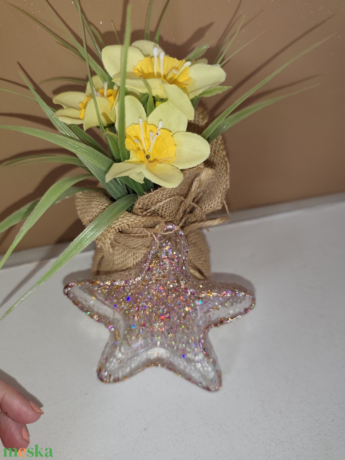 Csillag alakú ékszer tálca - ékszer - ékszertartó - ékszertartó tál - Meska.hu