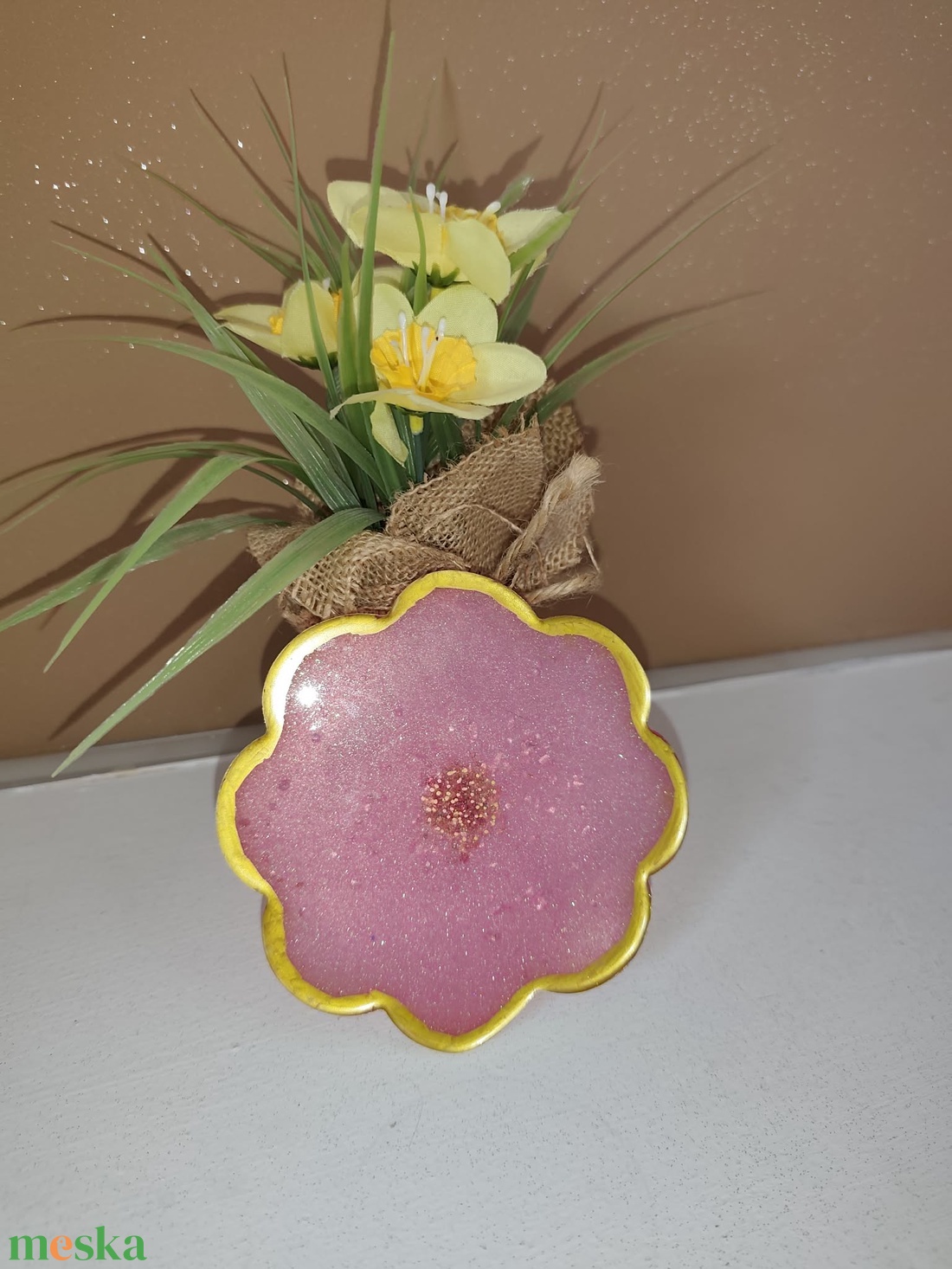 Virág formájú alátét - otthon & életmód - konyhafelszerelés, tálalás - sütés, főzés - edényalátét - Meska.hu